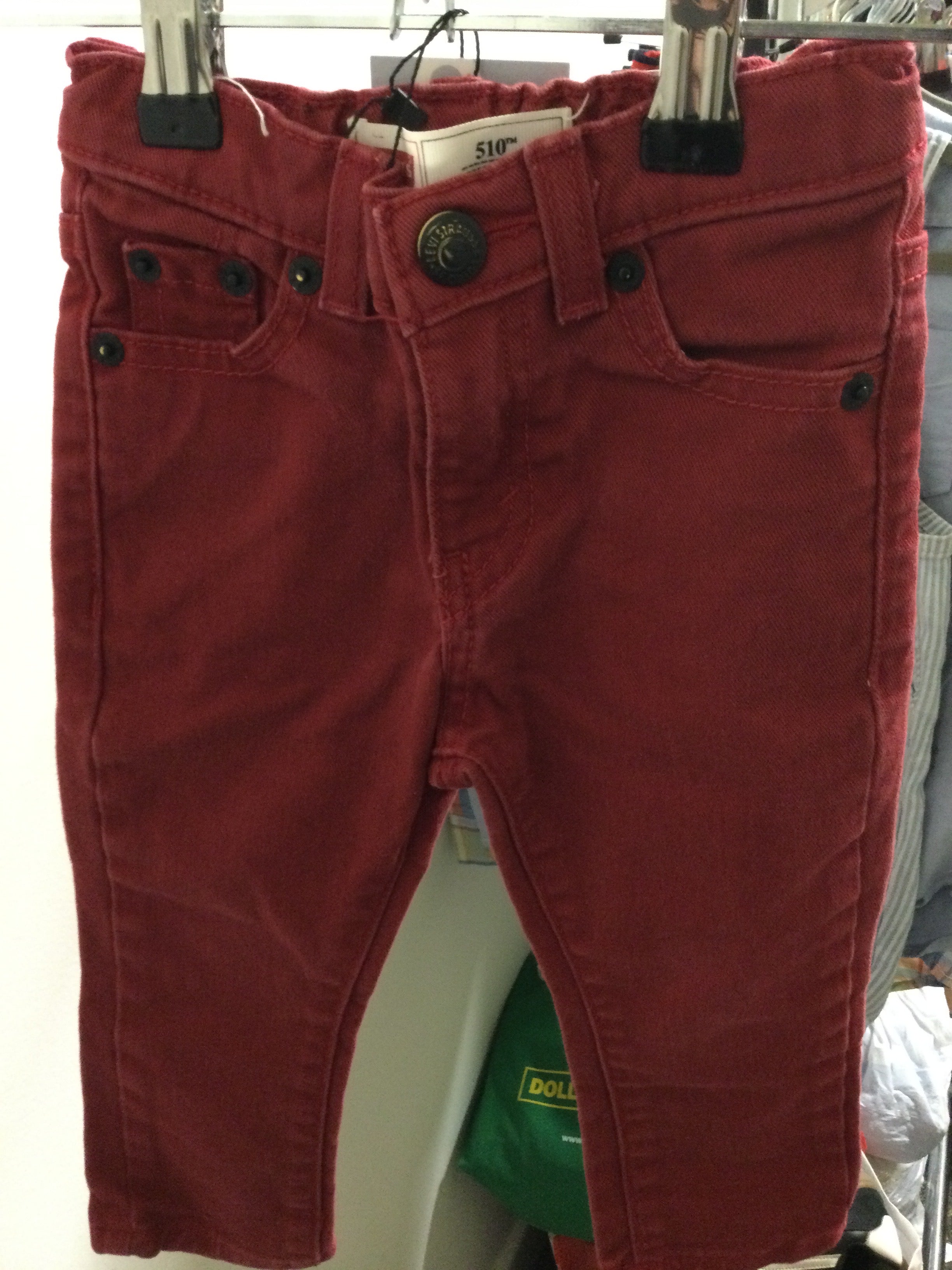 Levi’s red skinny jeans 12M
