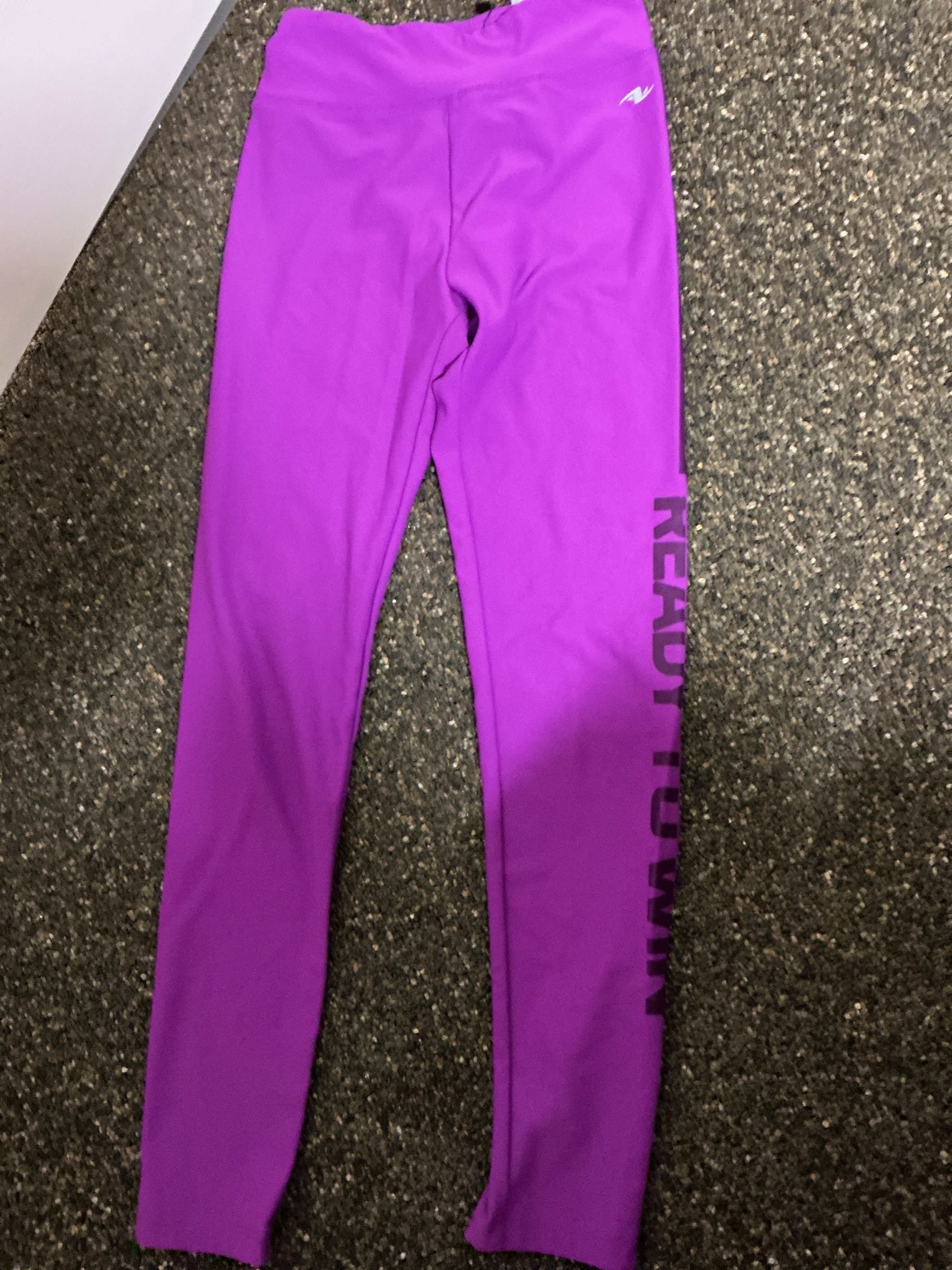 Athletic Works pink leggings 10-12Y