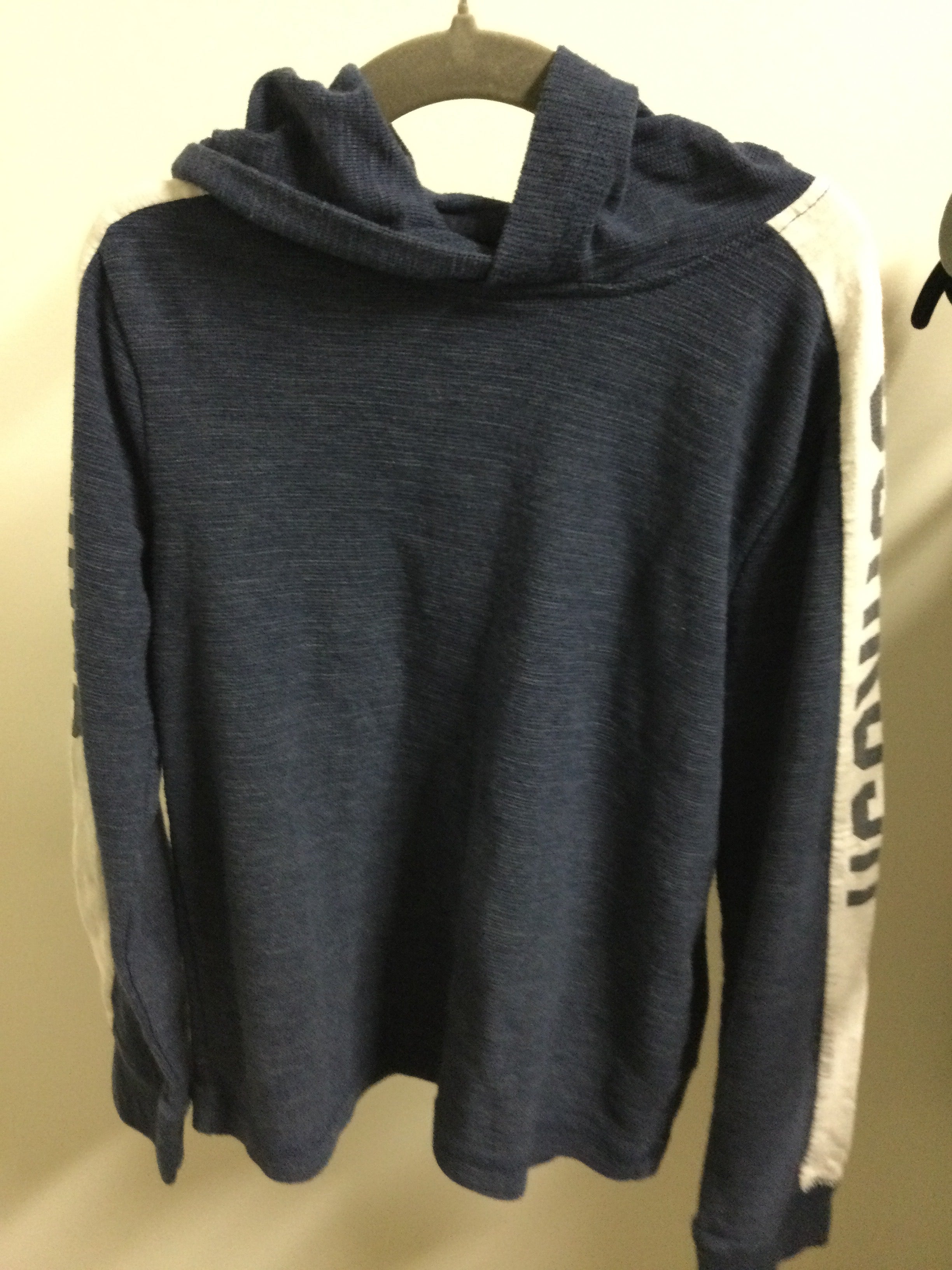 Oshkosh navy/white hooded longsleeve 7Y