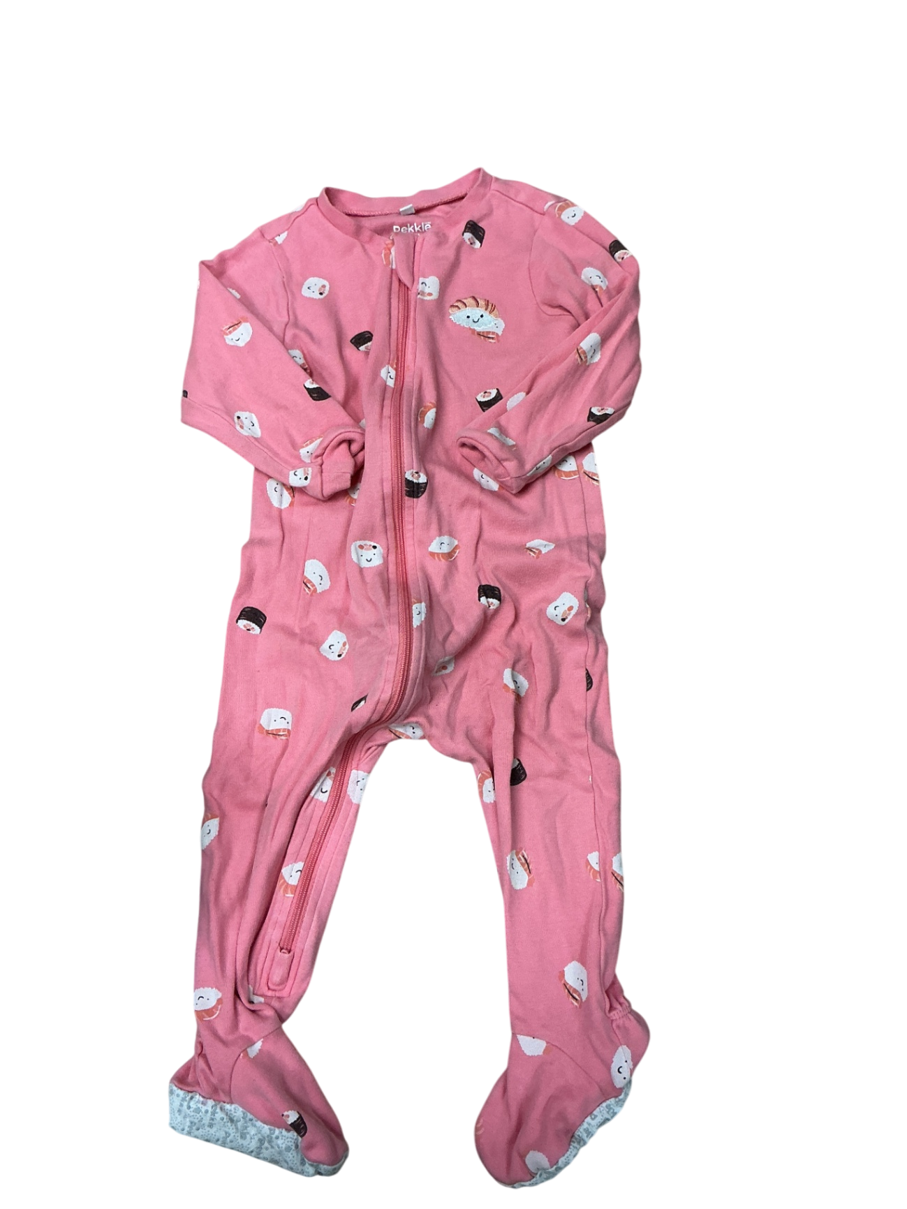 Pekkle Baby Sleepers 18M Pink sushi