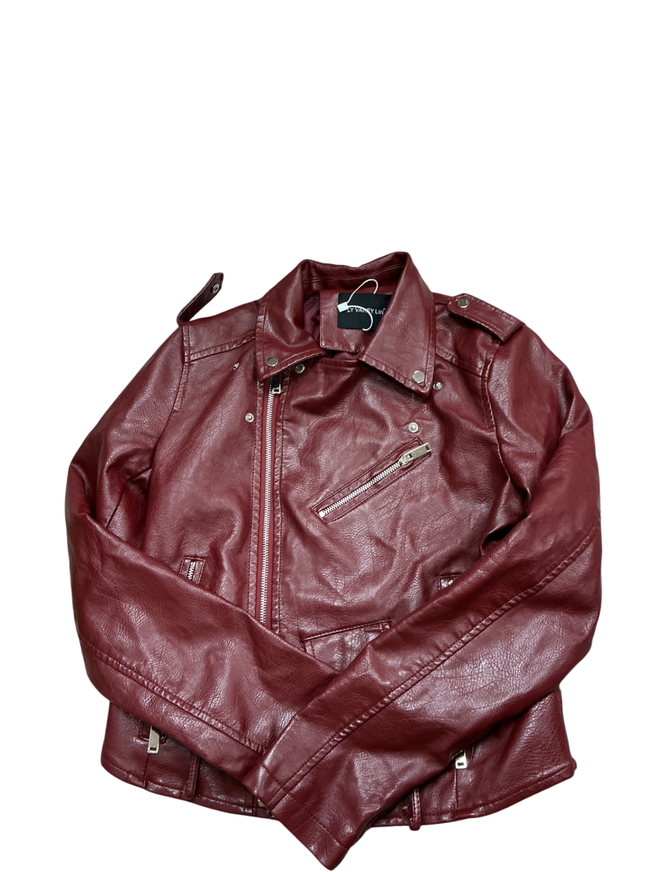 Ly varey lin Leather jacket Women’s small Red