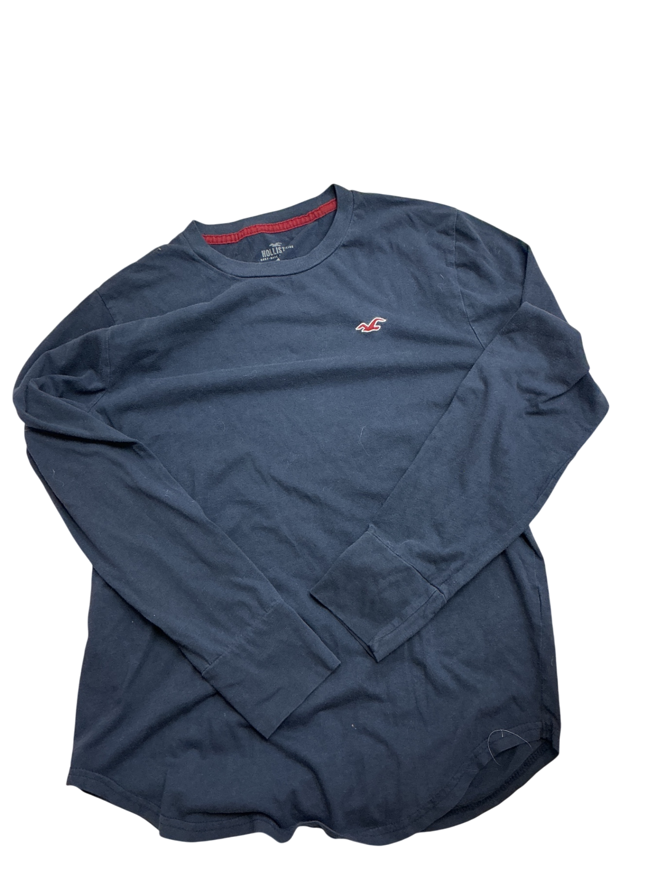 Hollister Long Sleeve Shirt Navy Blue