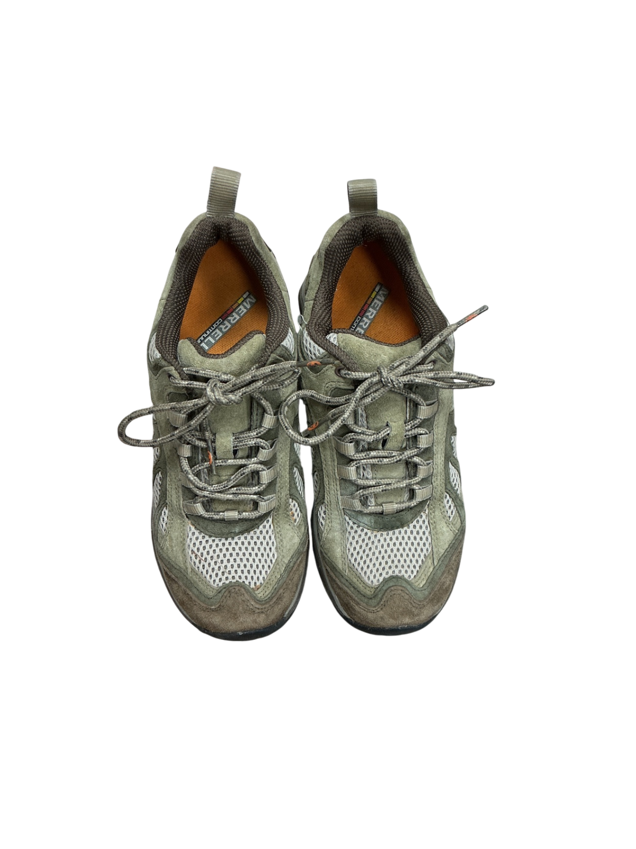 Merrell Shoes 7 Olive green and black hiking