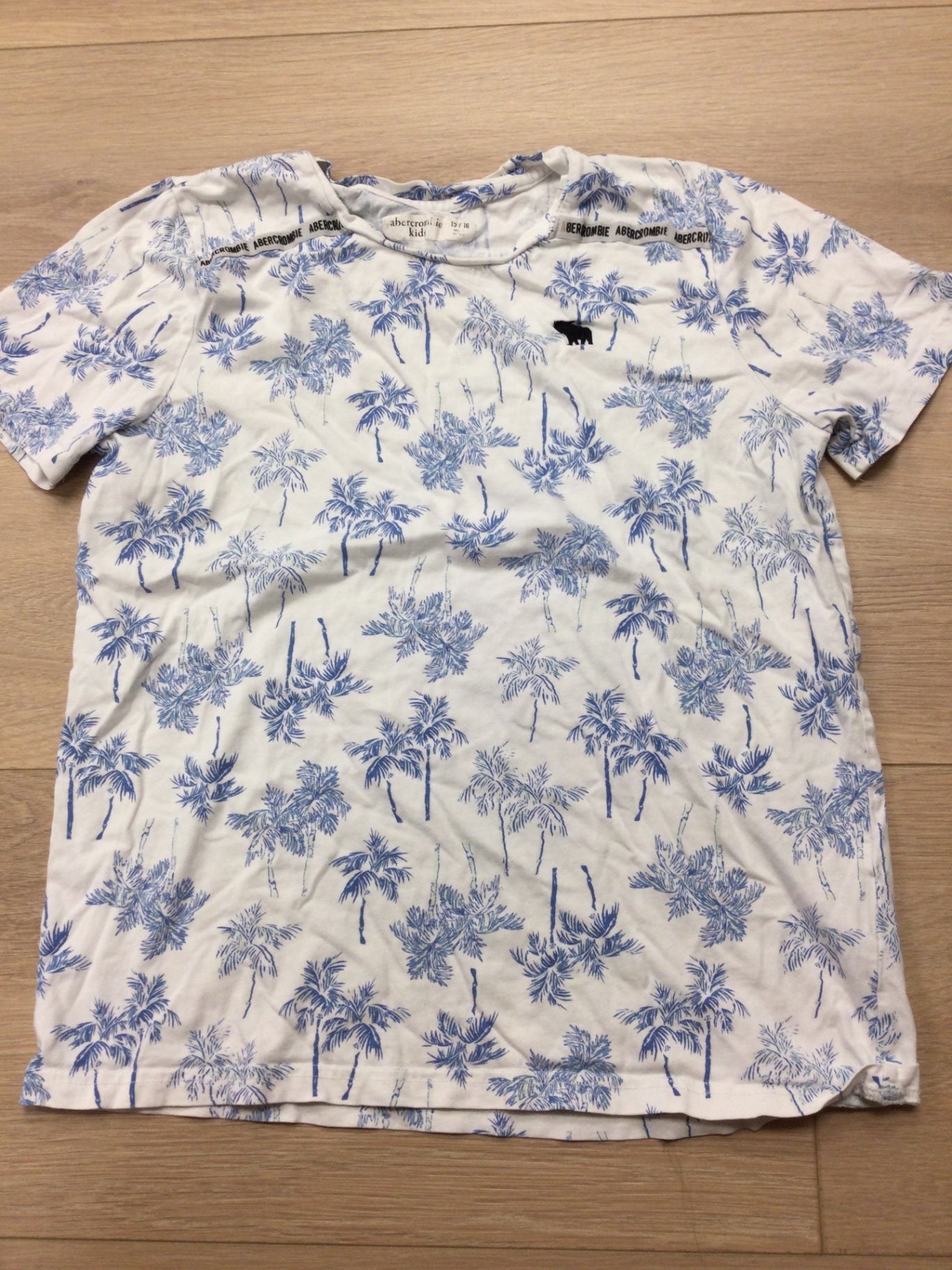 Abercrombie & Fitch T-Shirt 15/16 White and blue