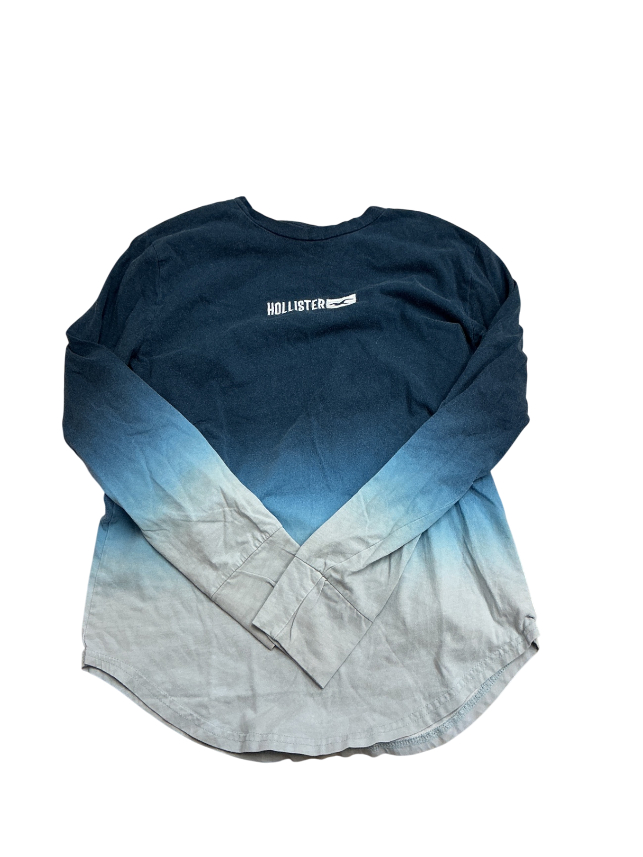 Hollister long sleeve Men’s XS Blue and white