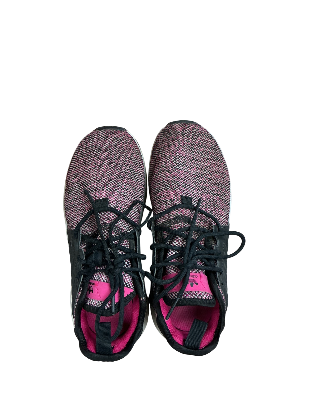 Adidas Running Shoes 1.5Y Multicolor (Pink, Black, White)