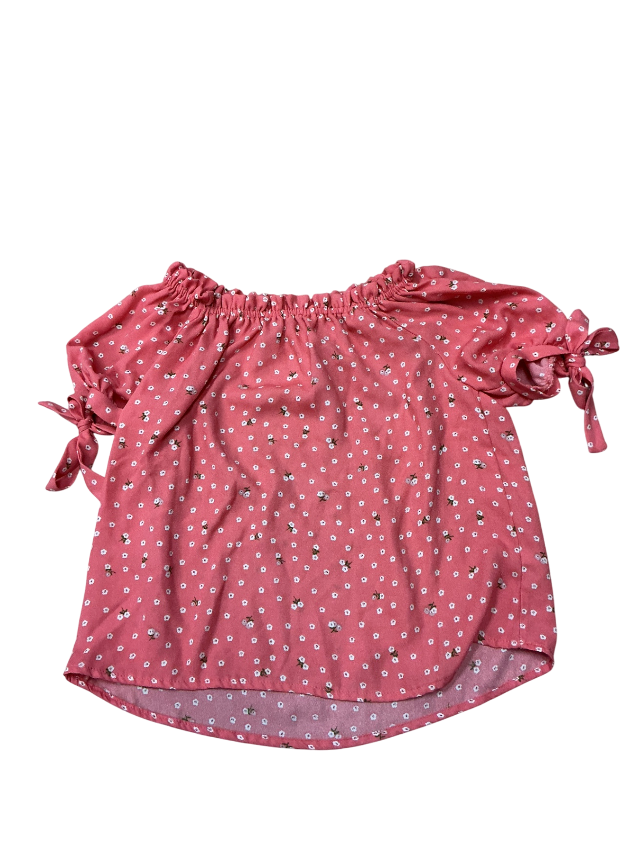 Heartland furrow Tshirt 14Y Pink with flowers