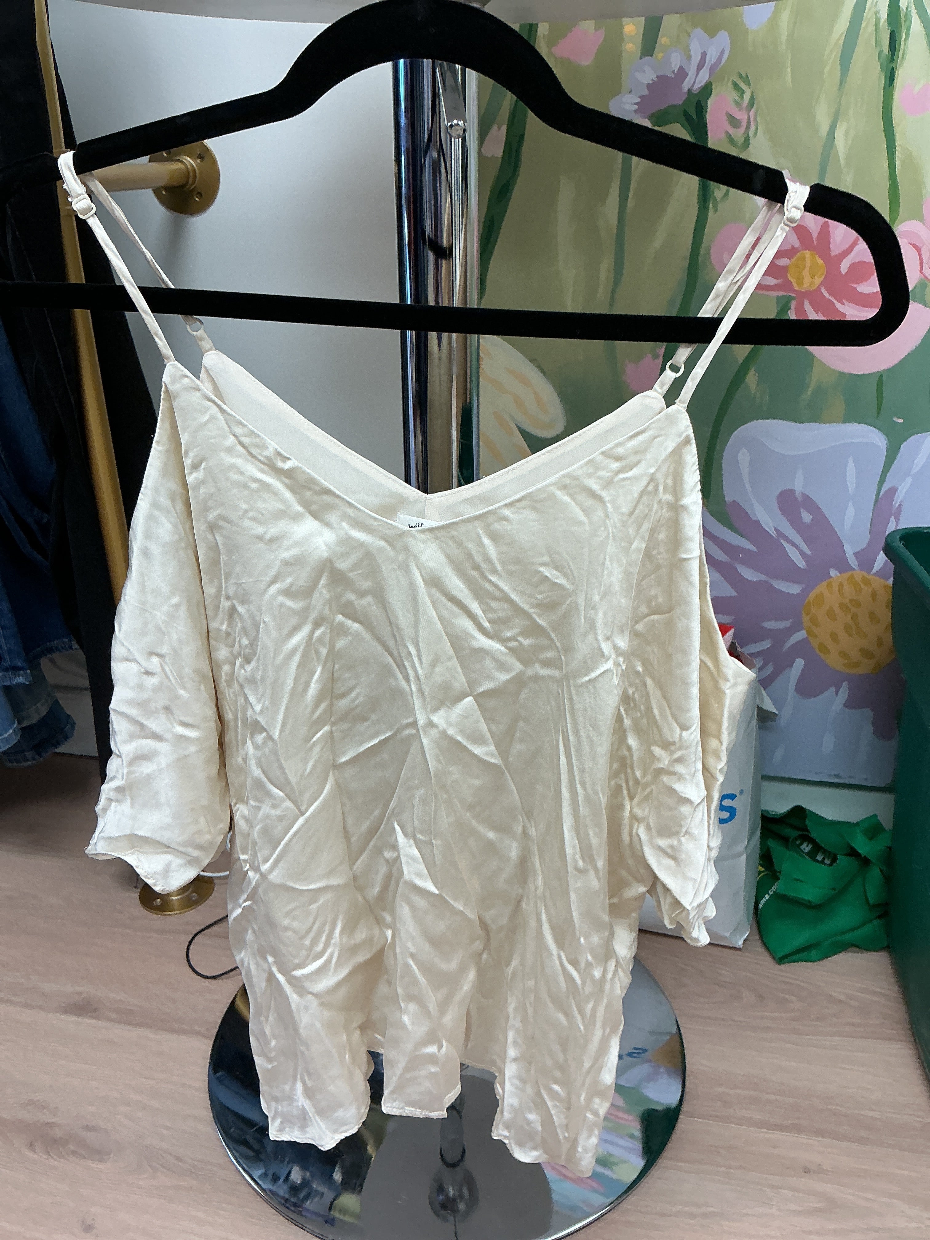 Wilfred off-white off-shoulder top S