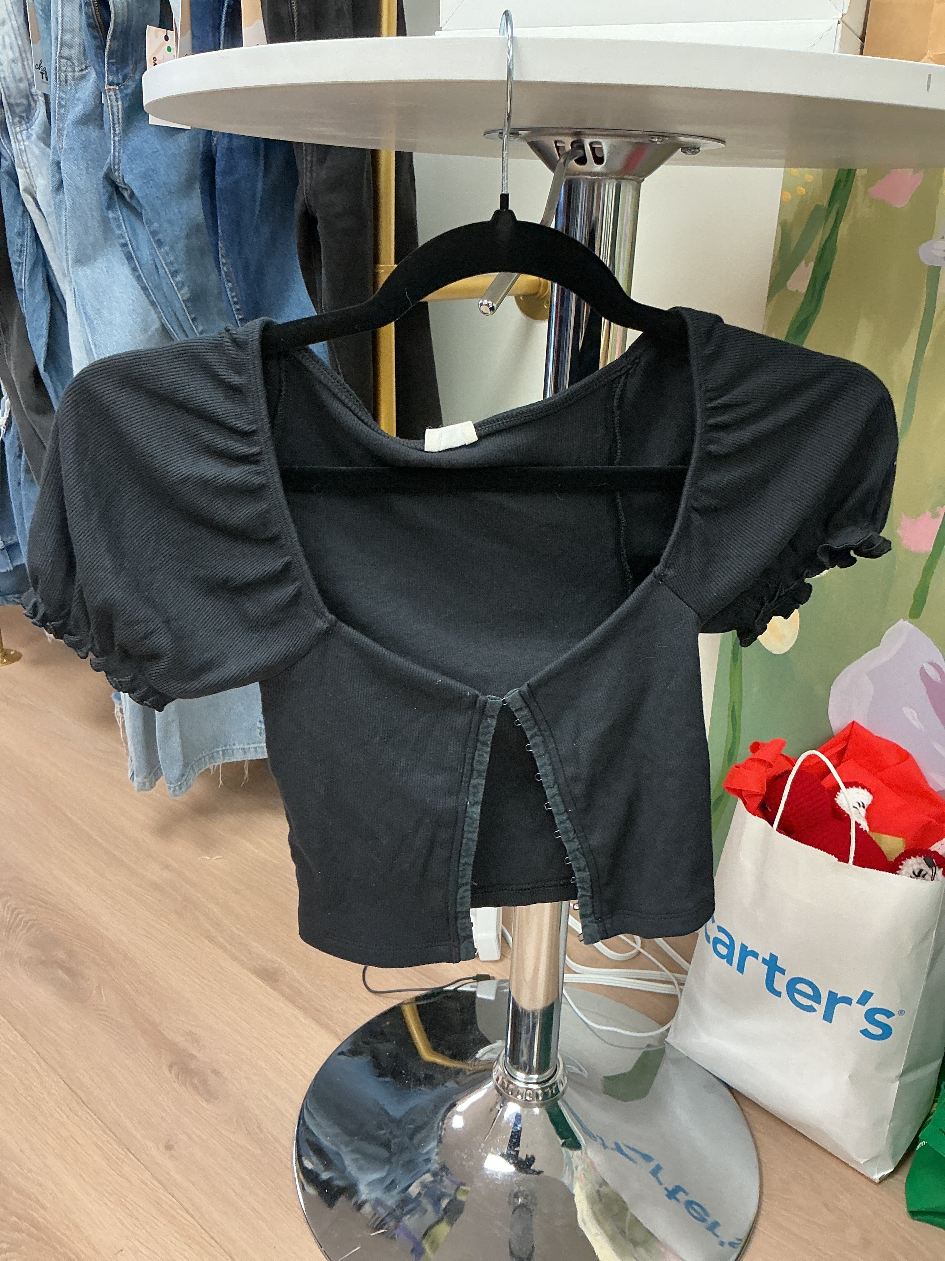 Wilfred free black cover top XS
