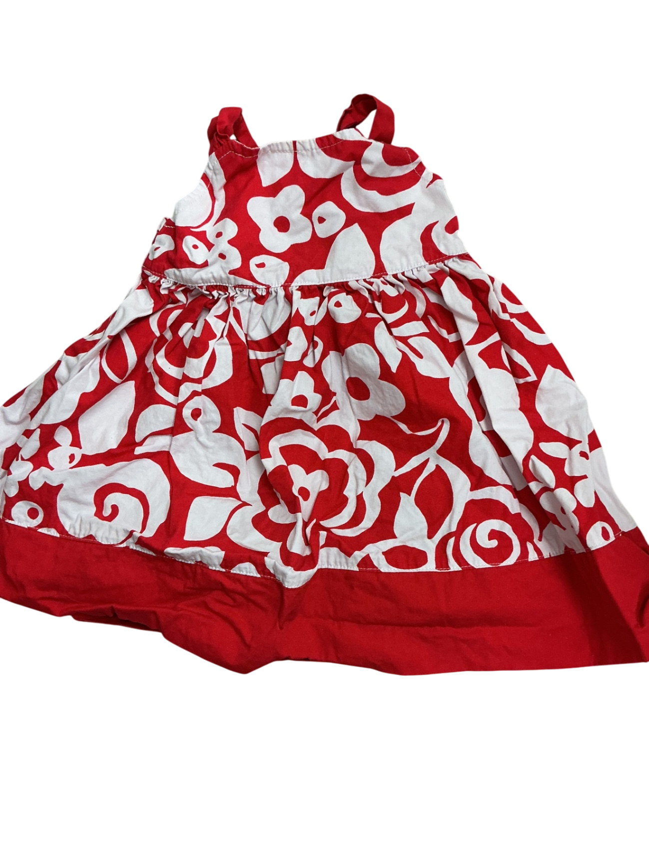 Gymboree Baby Dress 6-12M Red and White