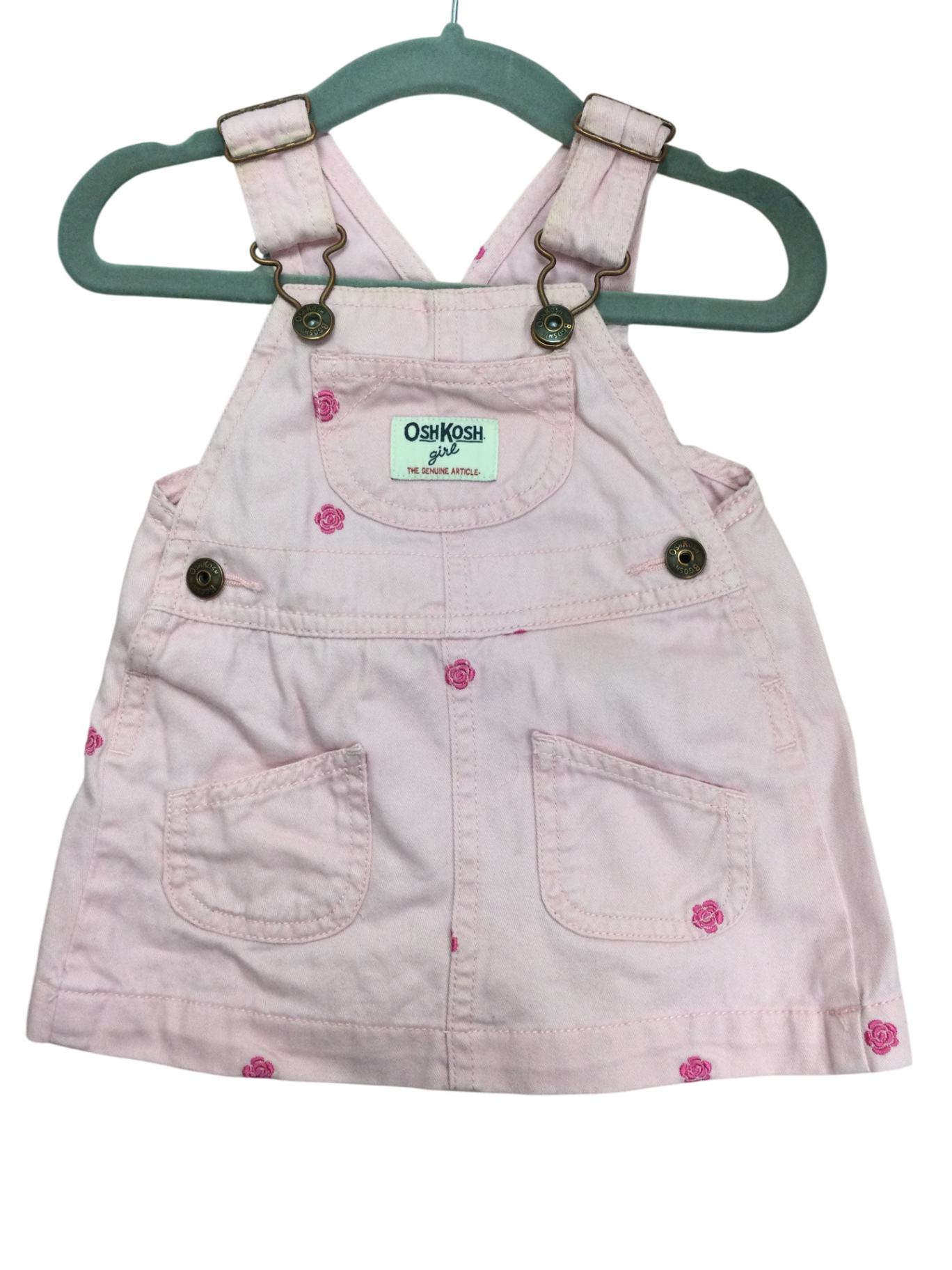 OshKosh Baby Overalls 6M Pink