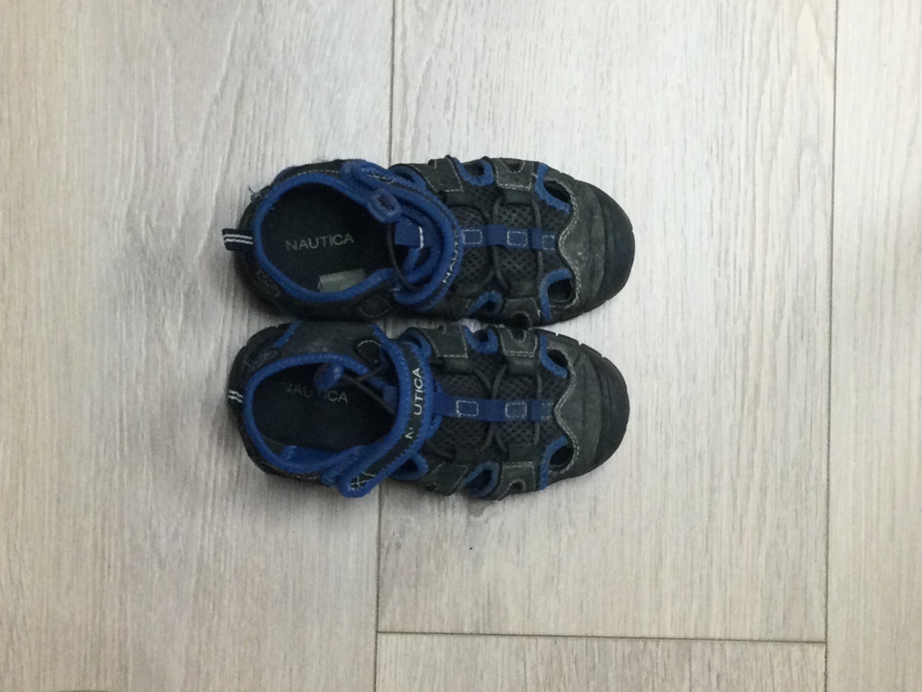 Nautica Shoes 12C Black and Blue