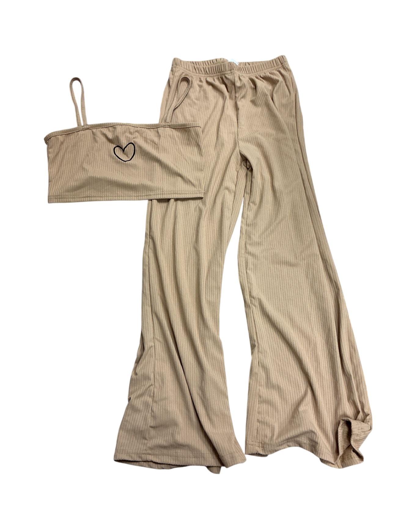 Shein Matching Set 10Y Beige
