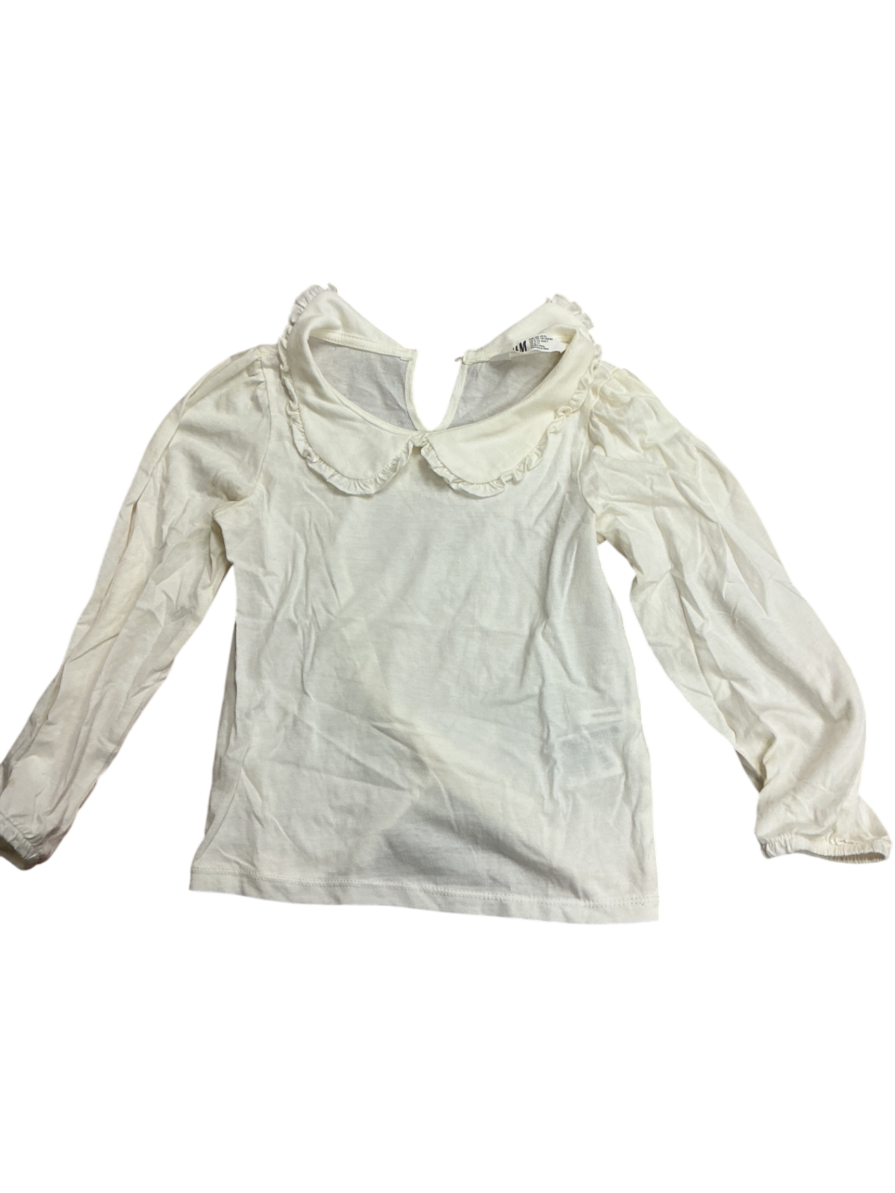 H&M Longsleeve 6-7Y White