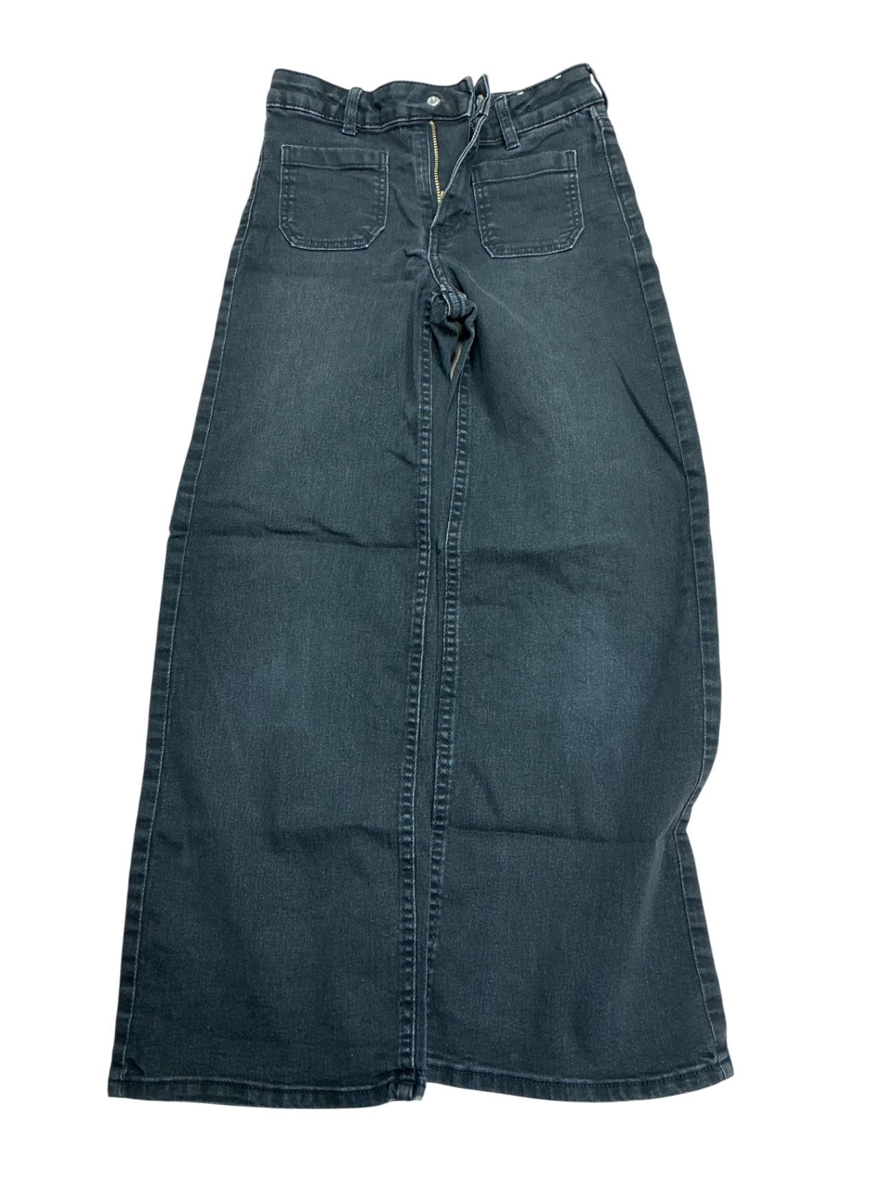 H&M High Rise Wide Leg Baggy Jeans 8-9Y Black
