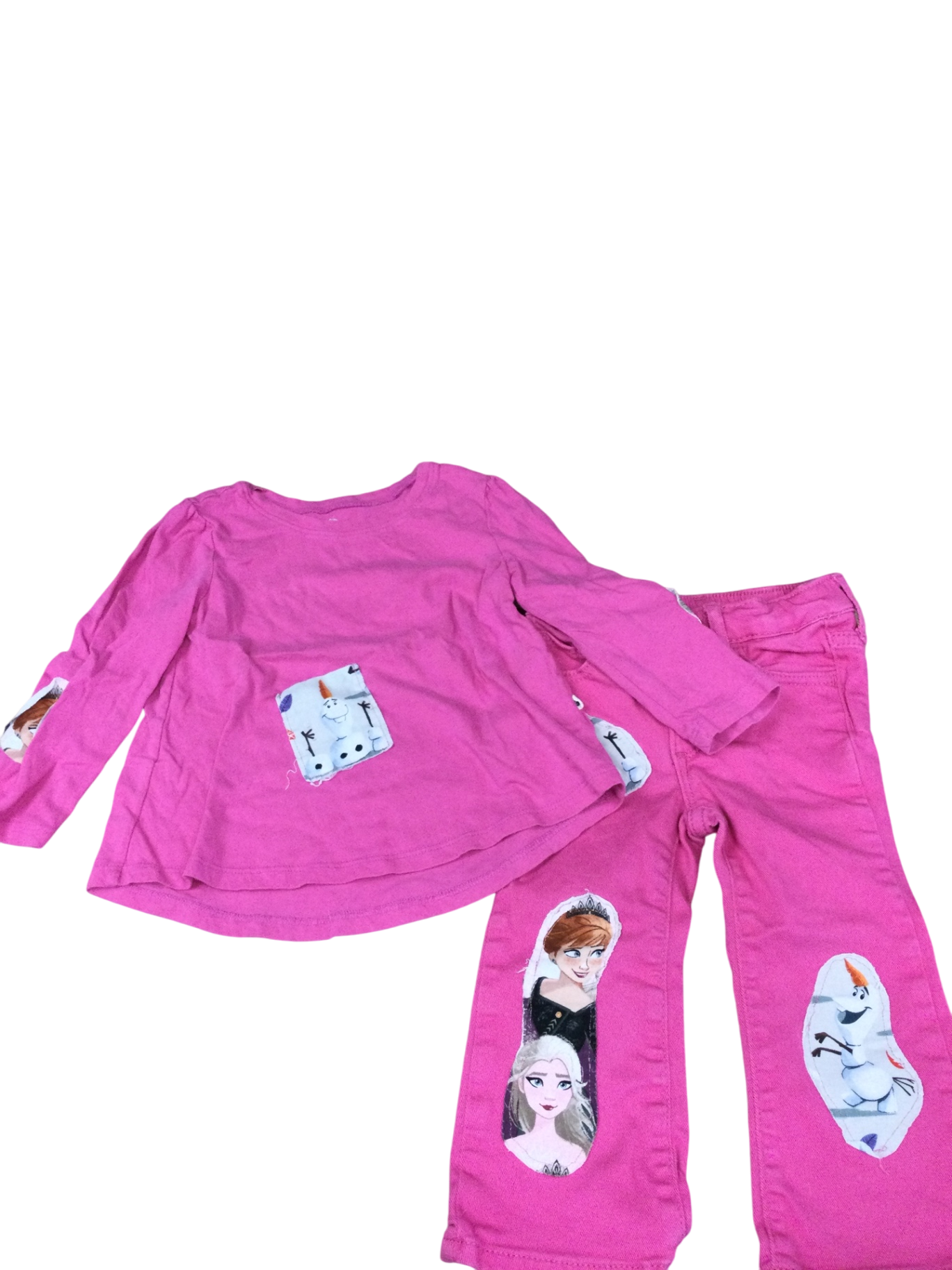 GAP Matching Set 2T Pink Frozen