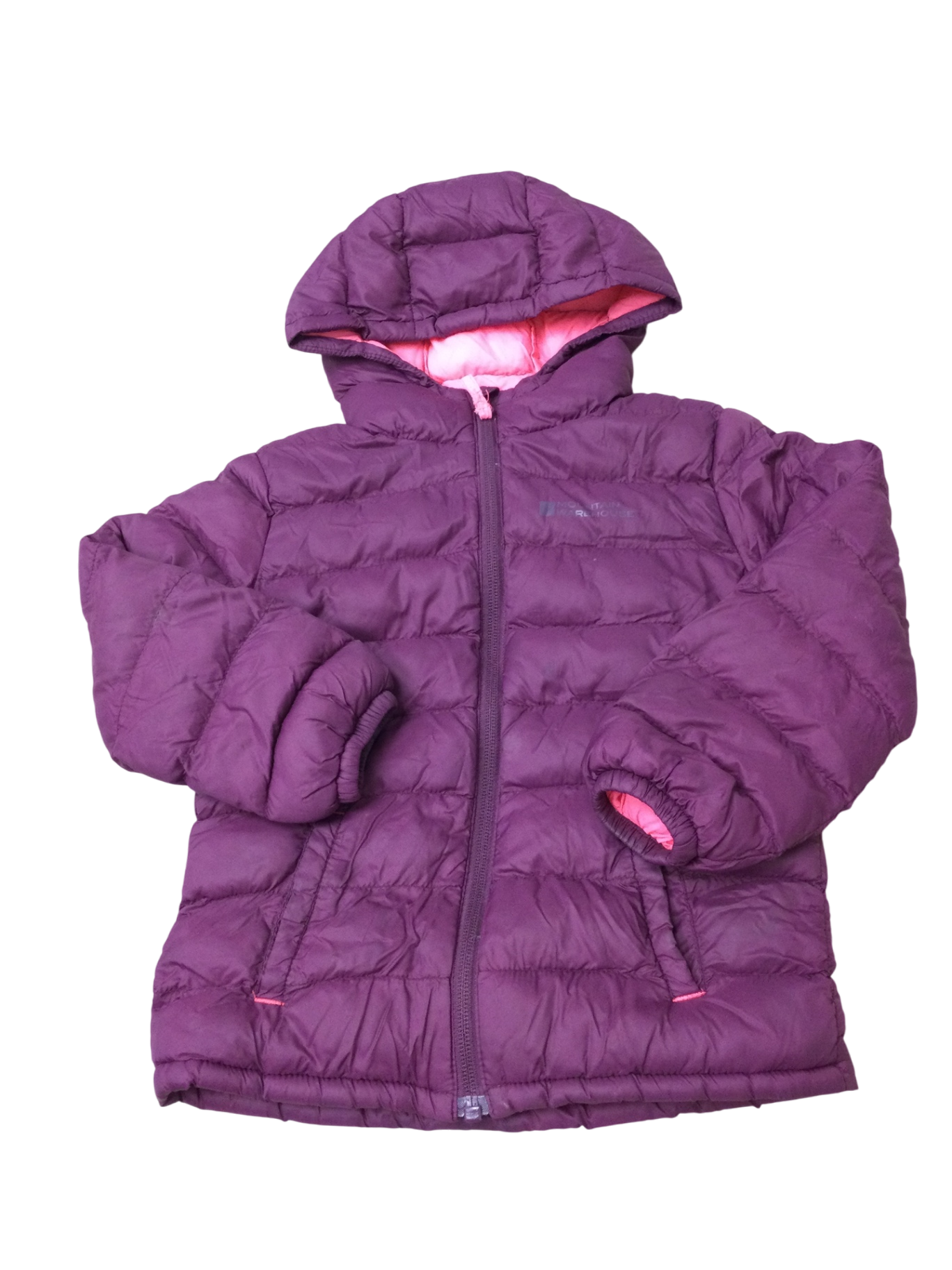Mountain Warehouse Puffer Winter Jacket 2-3T Purple