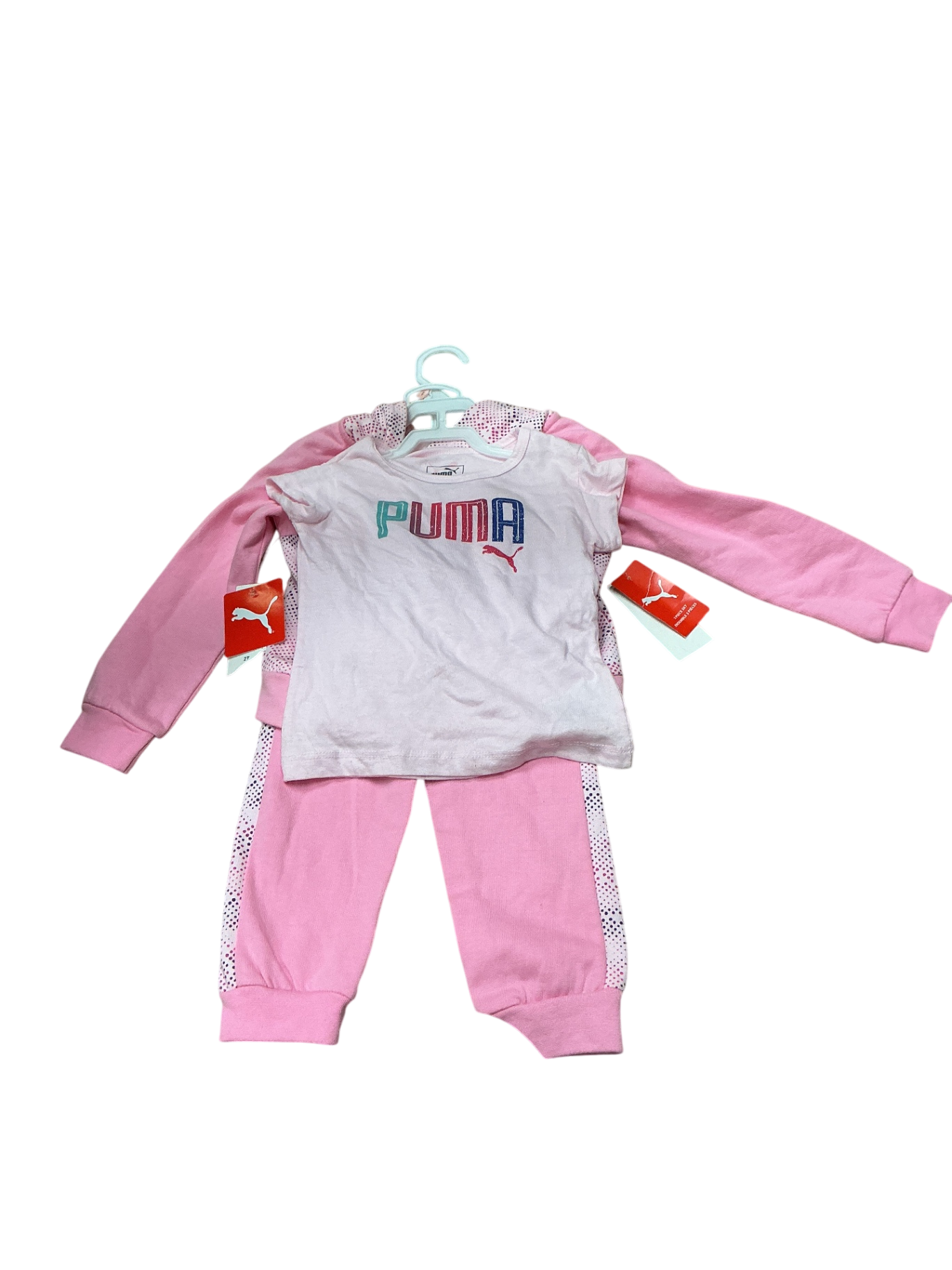 NWT Puma Set 3Pc 2T Pink