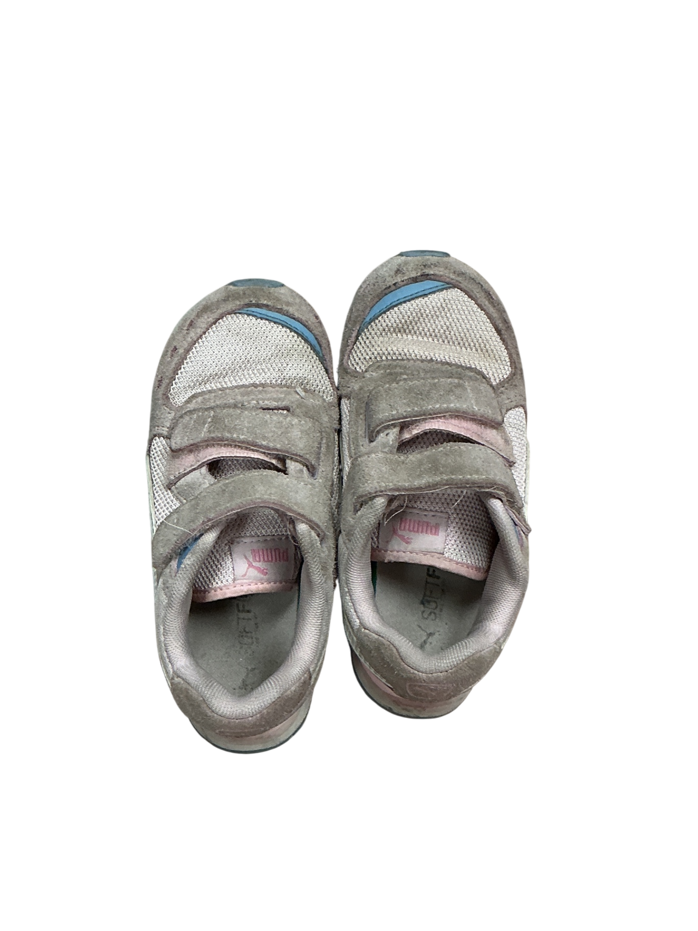 Puma Shoes 10C Multicolor (Grey, Pink, Blue, White)