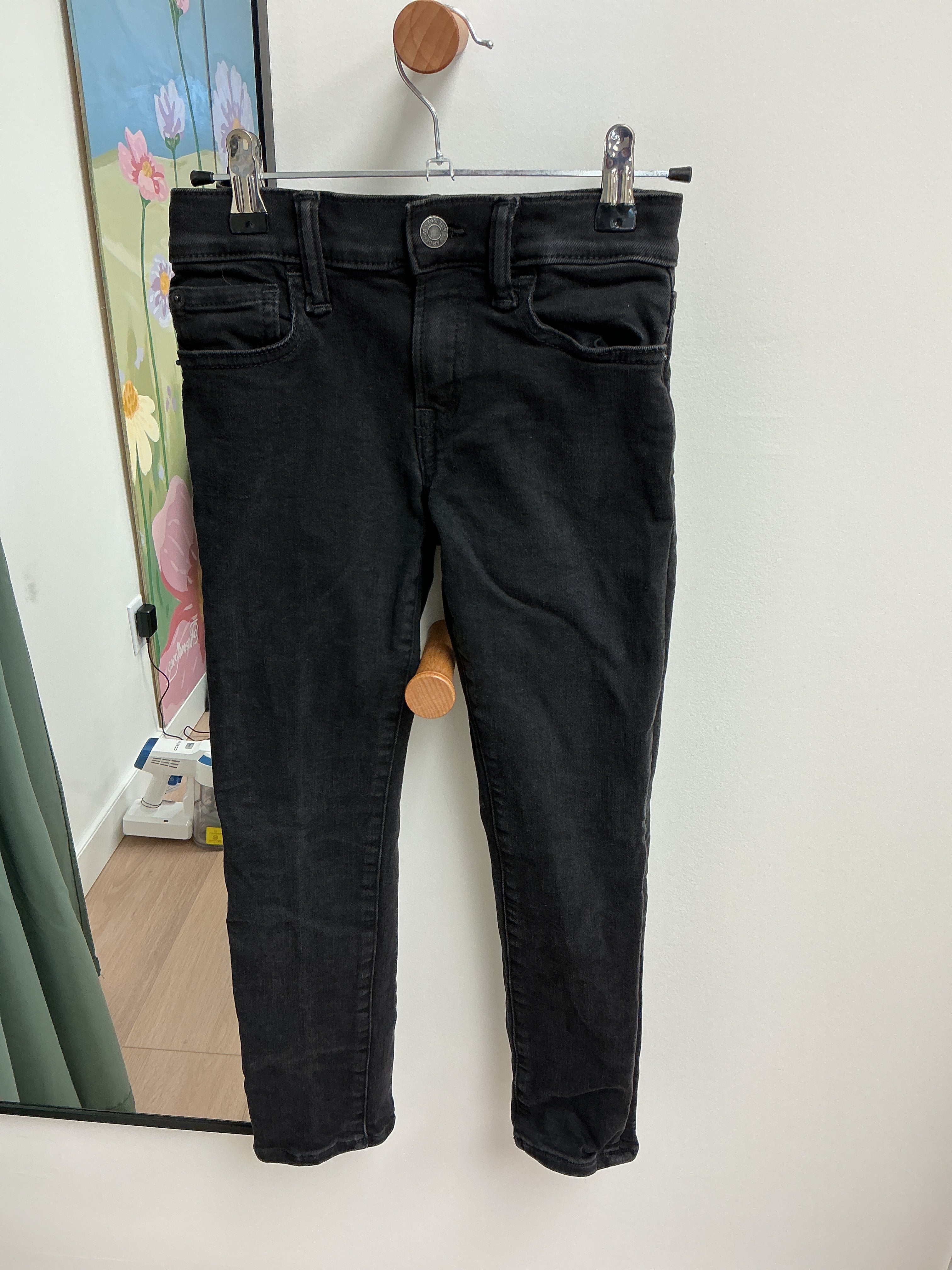 Gap black jeans slim 8