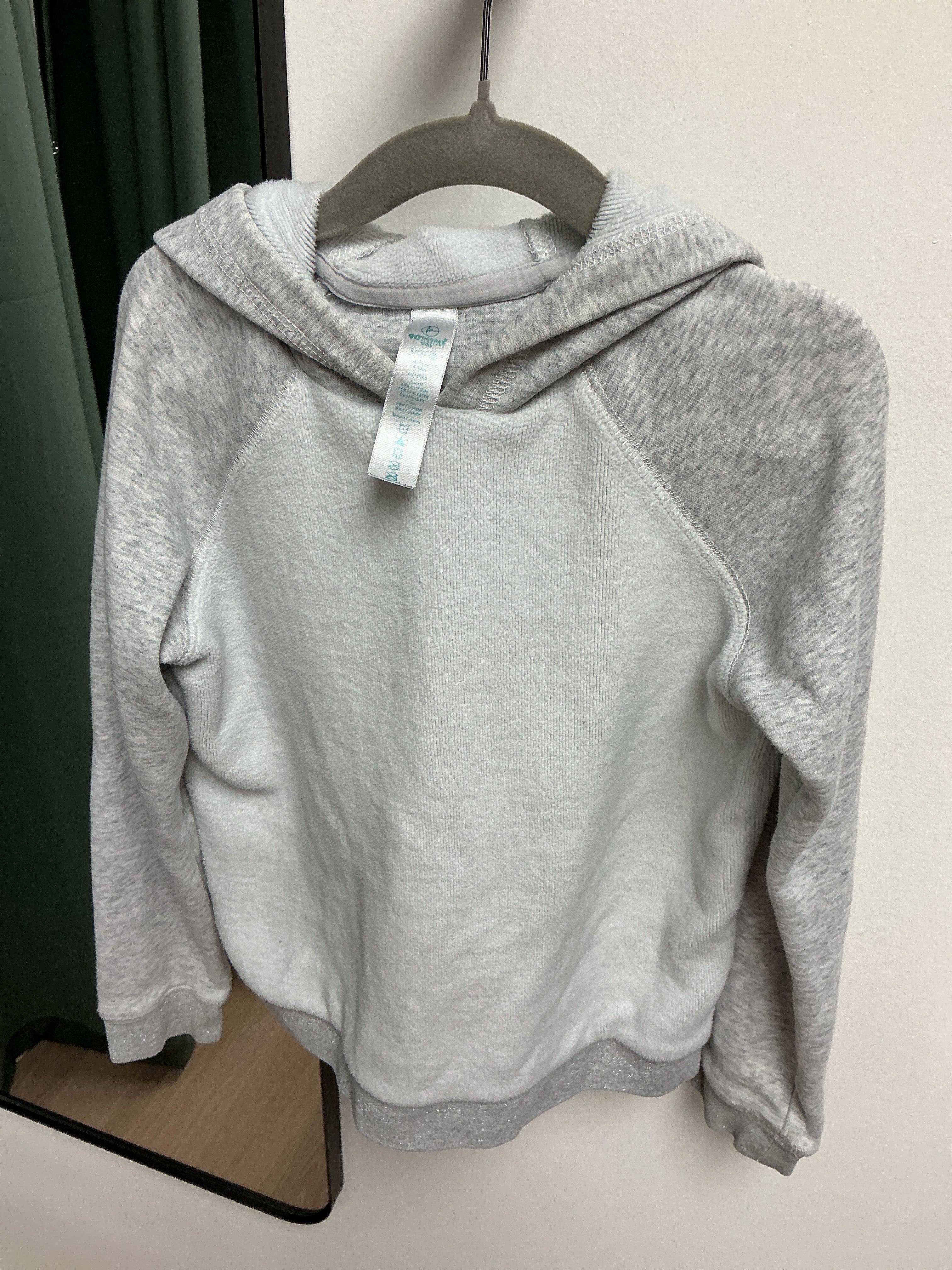 90 Degrees grey hoodie 7/8