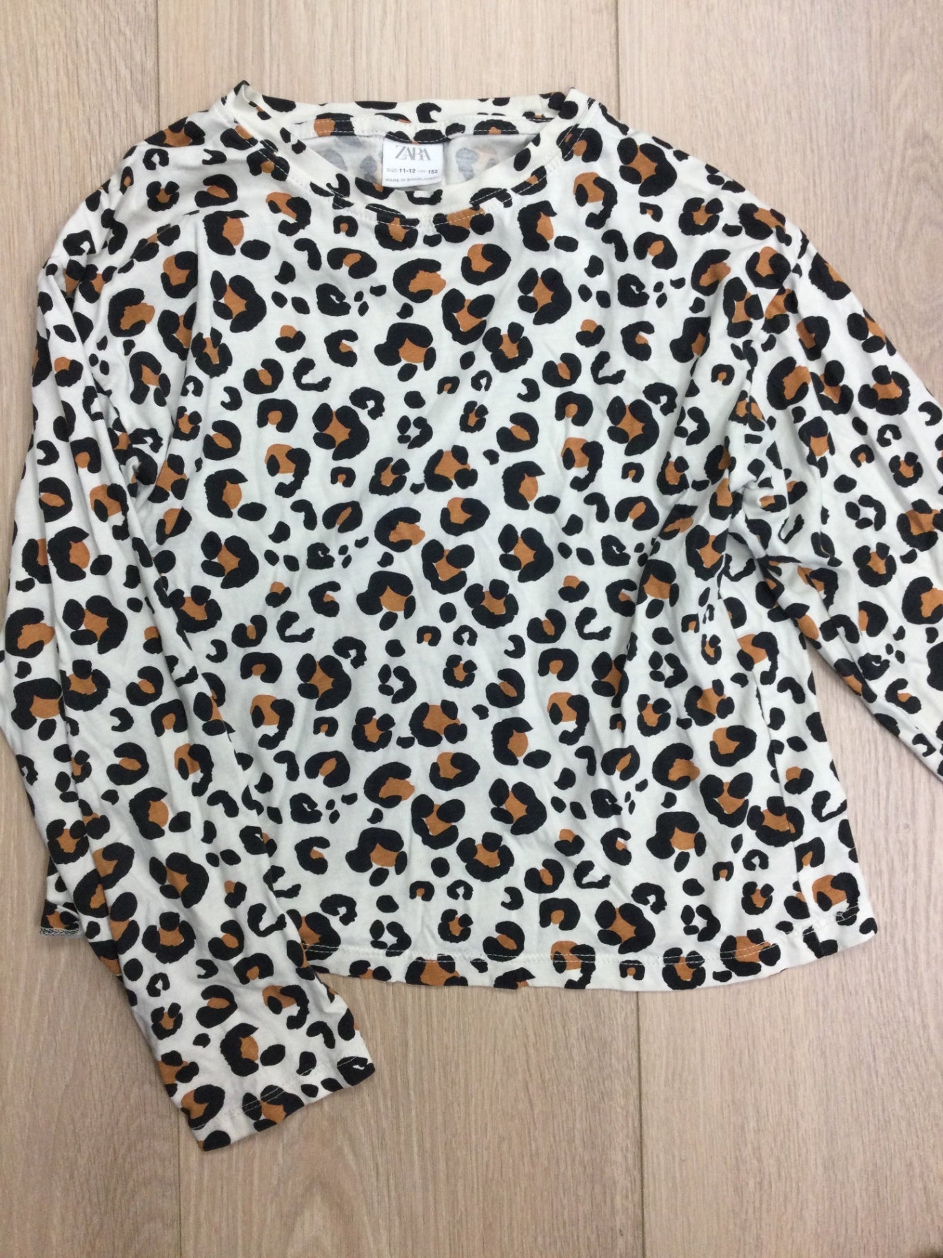 Shein cheetah longsleeve 10Y