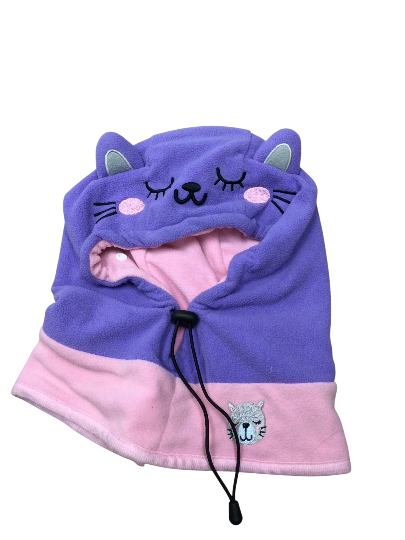 Lemonkind Kids Winter Hood hat Youth S Purple and Pink