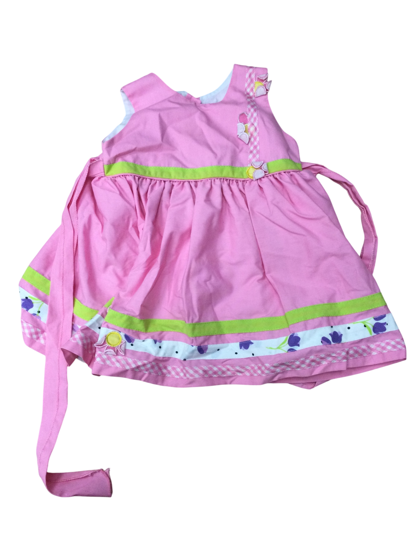 Baby Dress 24M Pink and Green