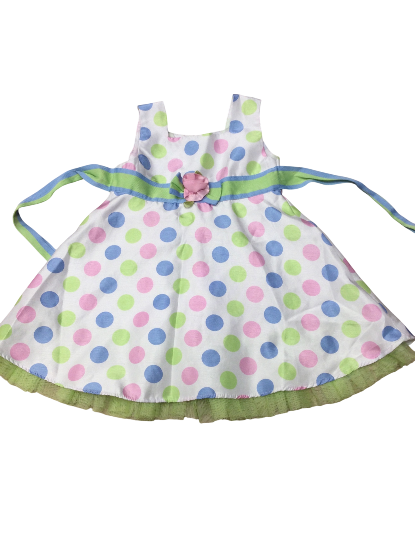 George Baby Dress 24M Multicolor Polka Dots