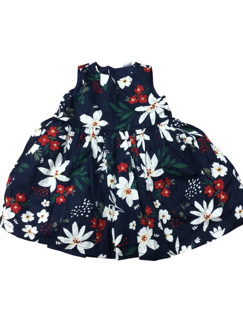 Carter's Baby Dress 12M Navy with Floral