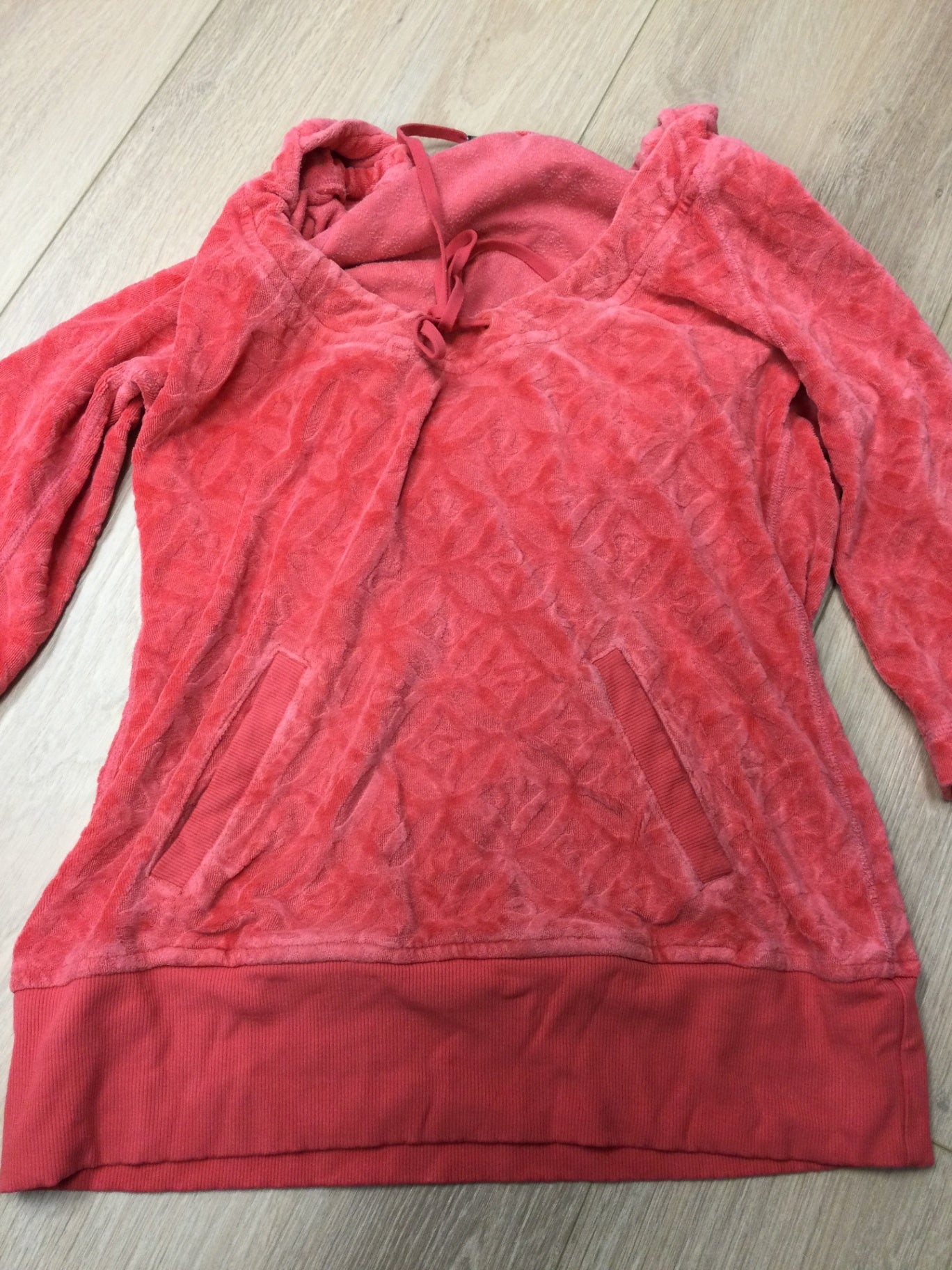 Athletica pink velvet beach sweater 6Y