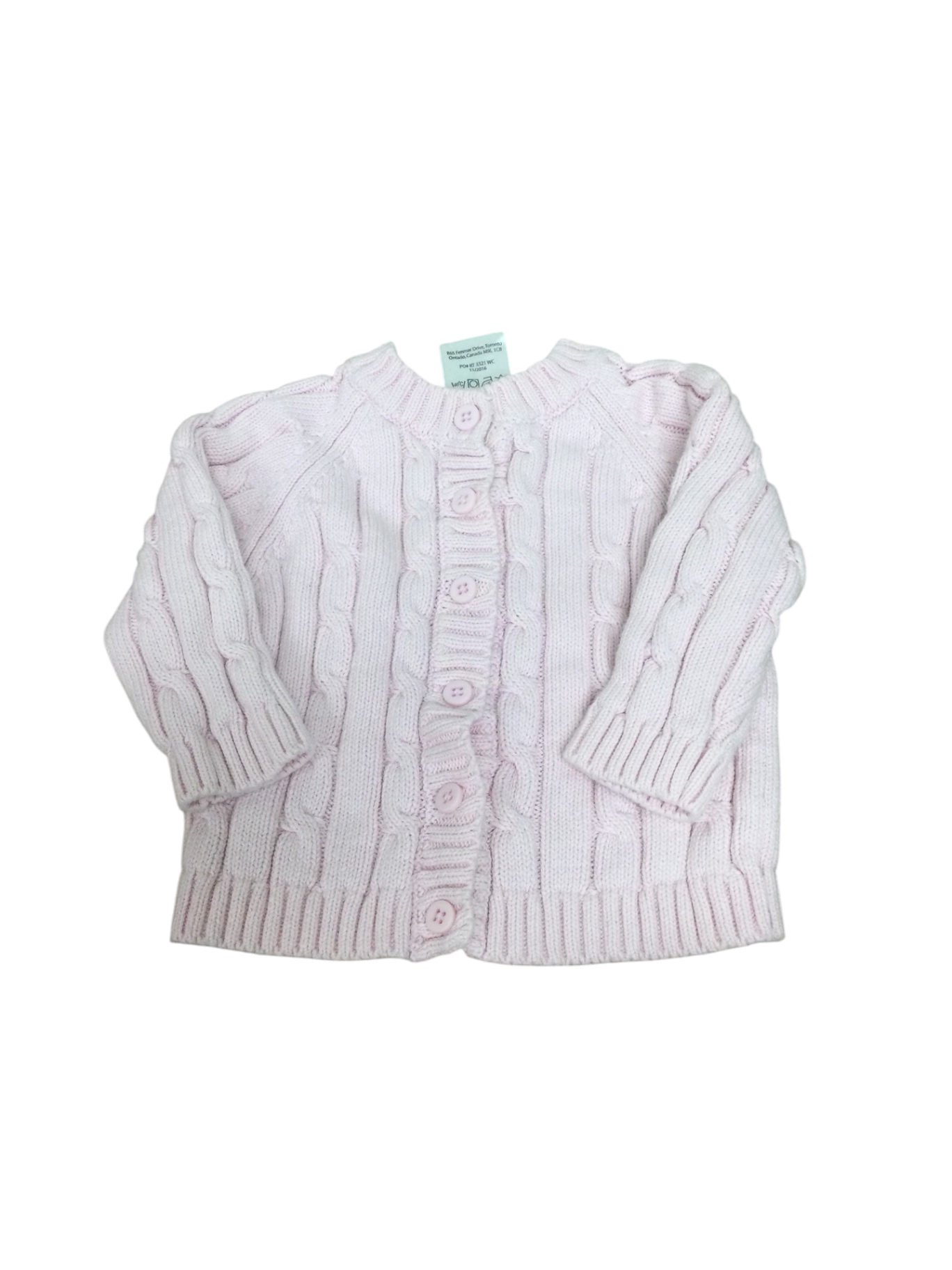 Baby Sweater 0-6M Pink knit