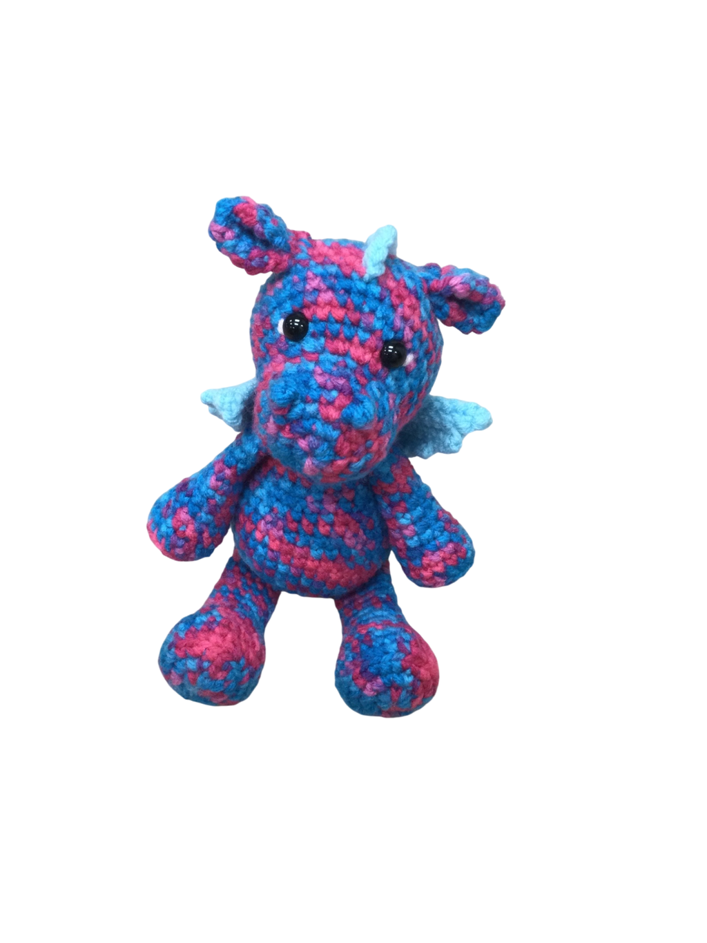Yarnlings Dragon Blue and Pink