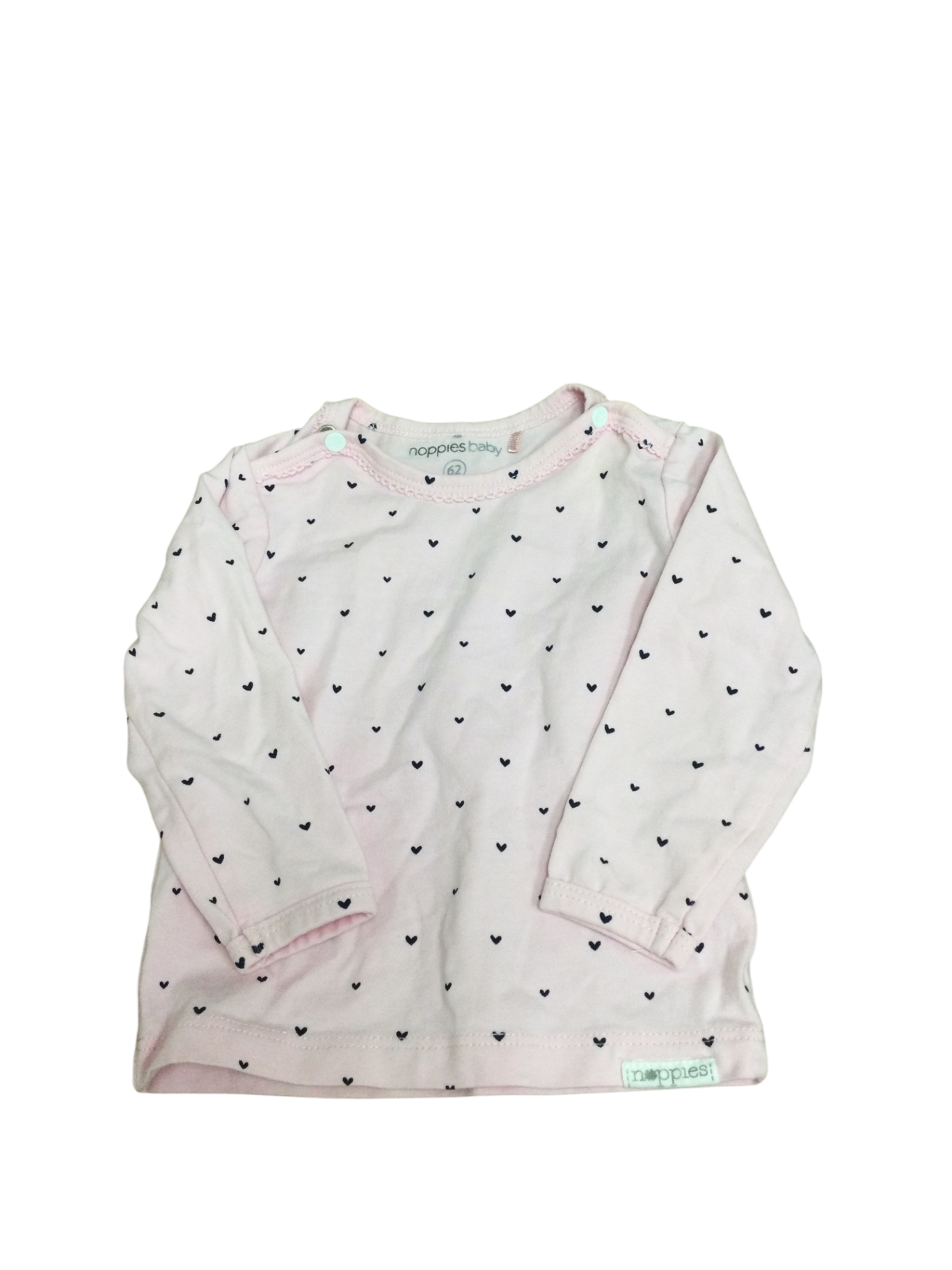 Noppies Baby Longsleeve 2-4M Light Pink
