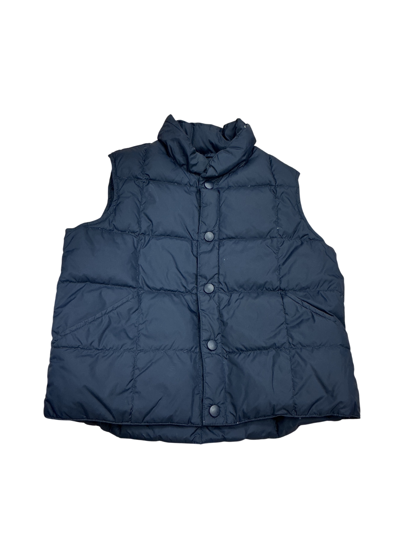 Lands’ End Puffer Vest Youth medium Navy blue