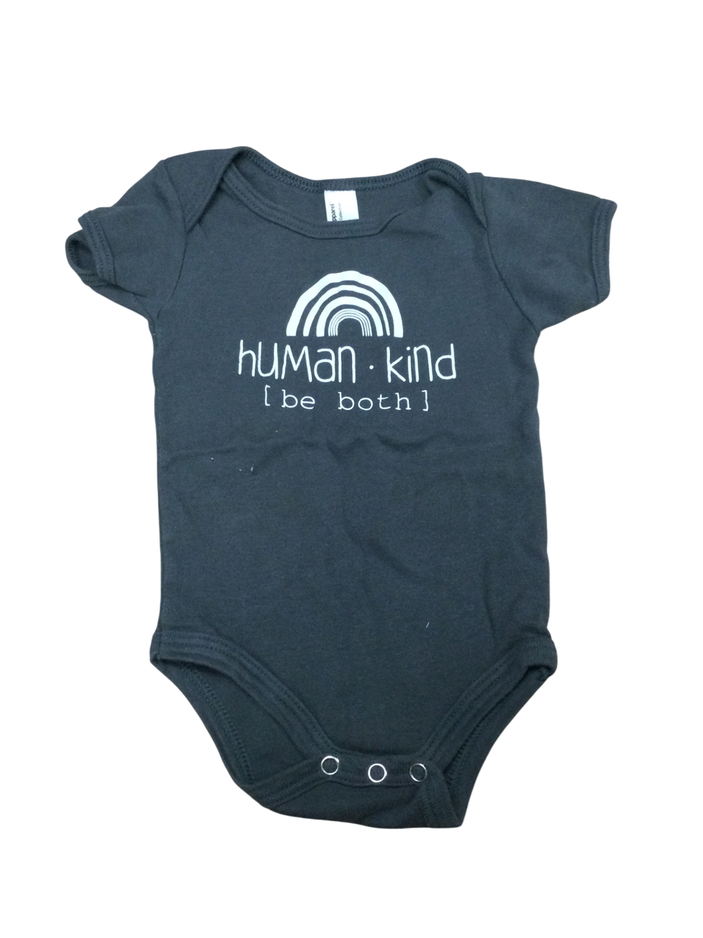 American Apparel Baby Bodysuit 3-6M Dark Gray