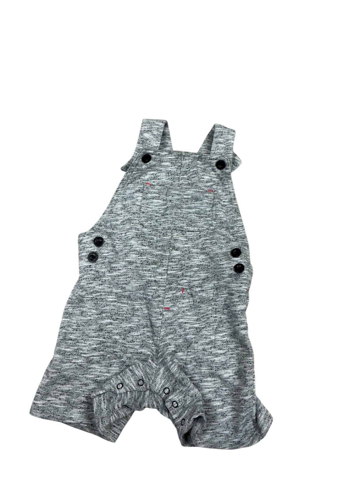 Short Overalls 3T Gray