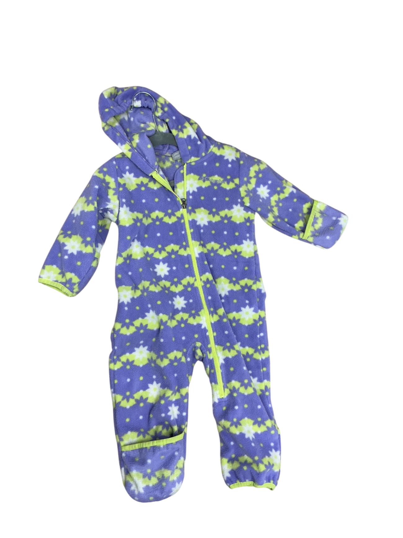 Columbia Baby Bunting Suit Fleece 12-18M Purple