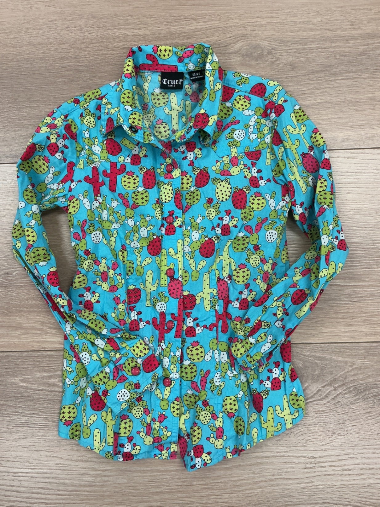 Truer Girl Shirt 4/5Y Blue