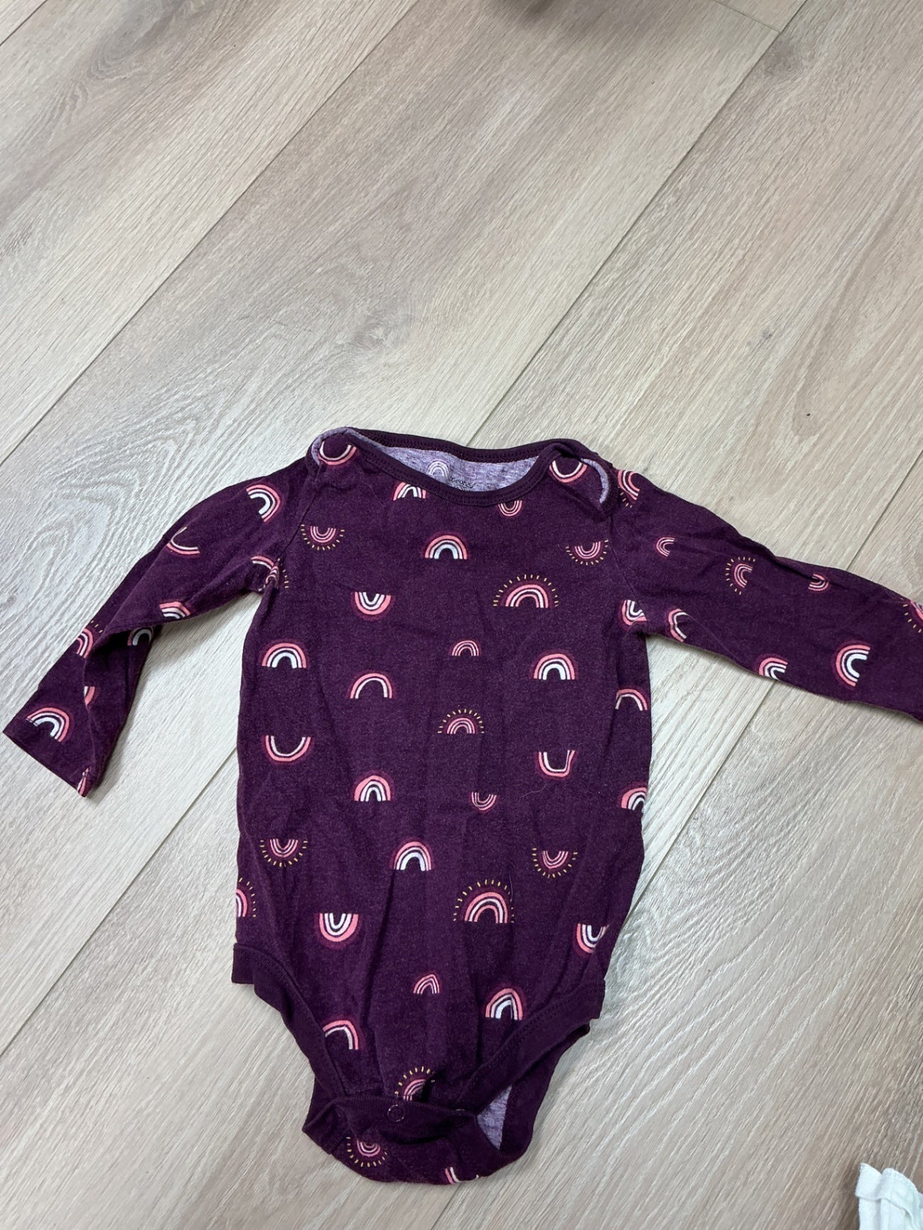 George One Piece 18-24M rainbow pattern