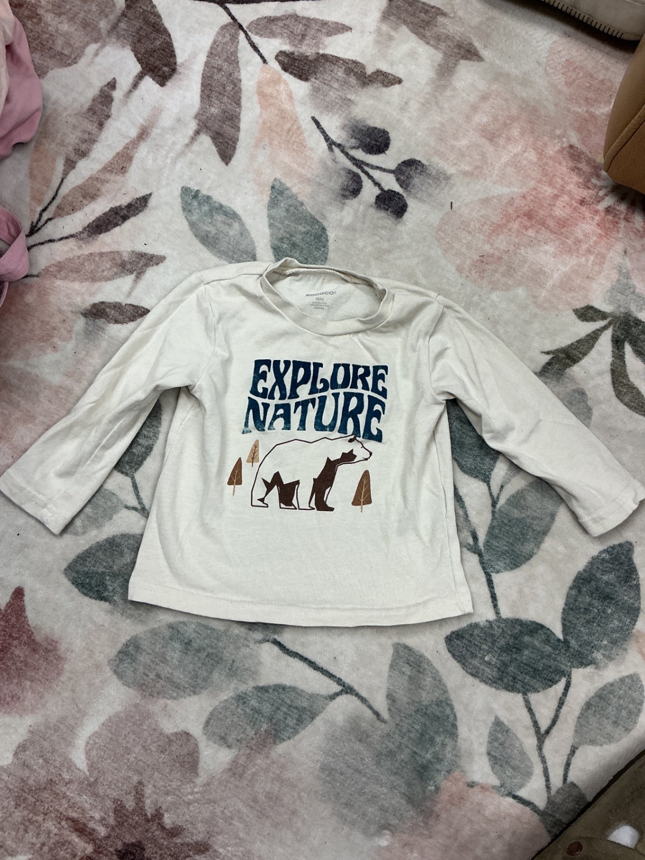 Rococo Baby Shirt long sleeve 18M White