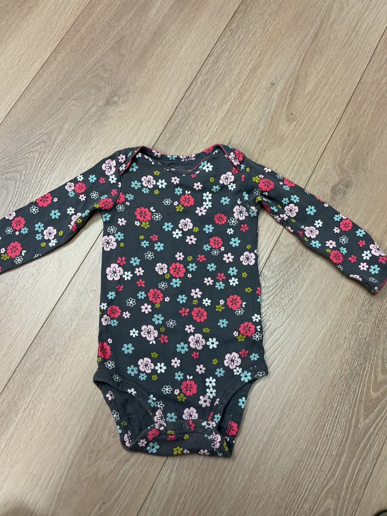 Carters one piece 24M navy with floral