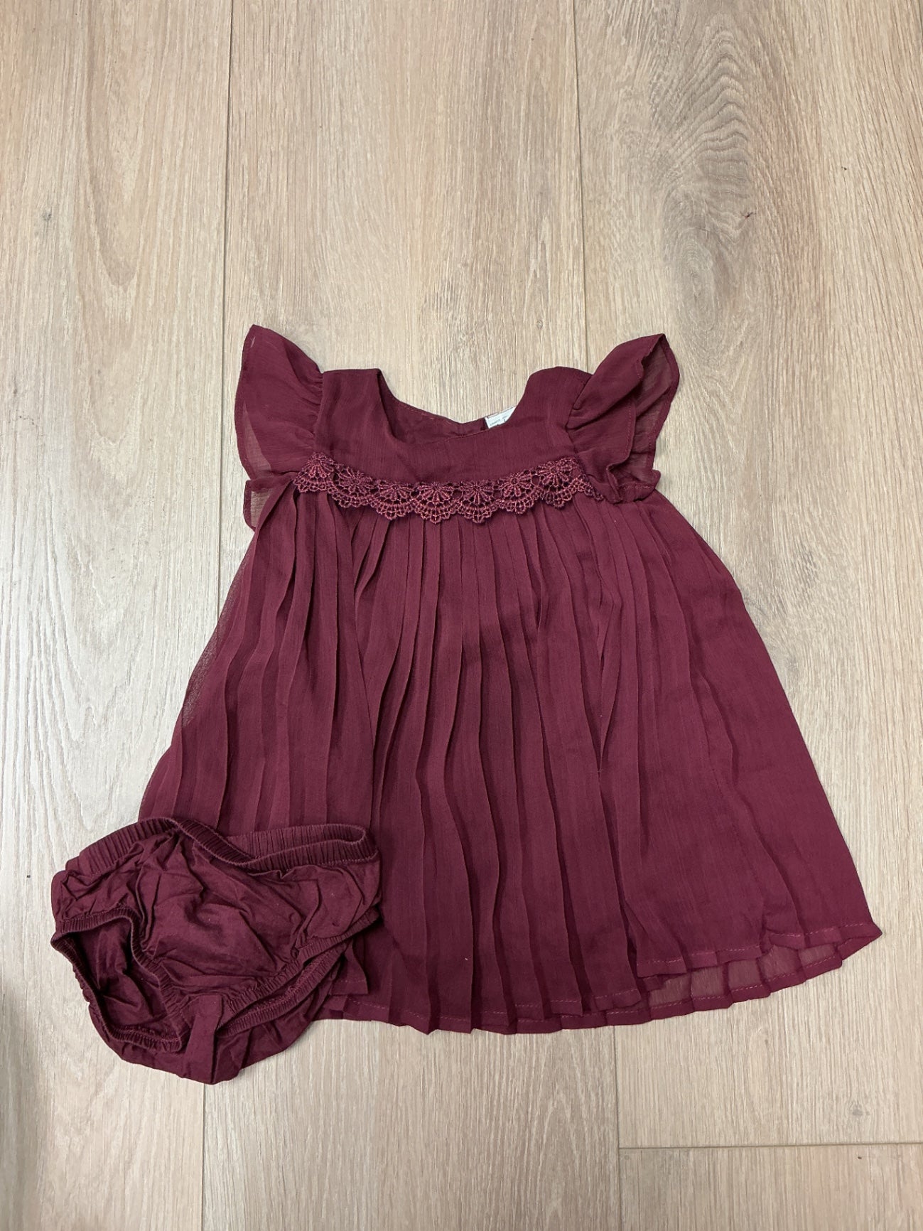 OshKosh B'gosh Dress 9M Burgundy