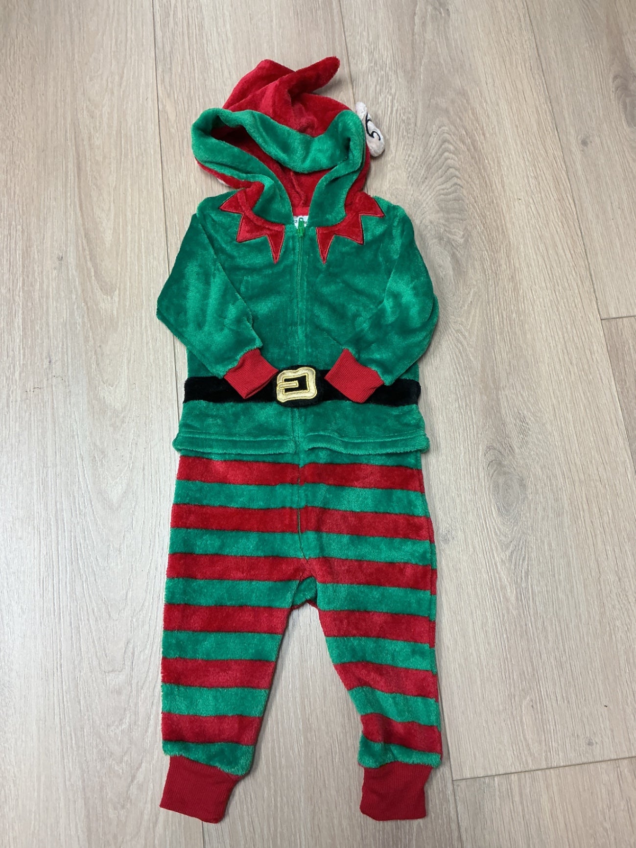 George elf sleeper 12-18M Red and Green