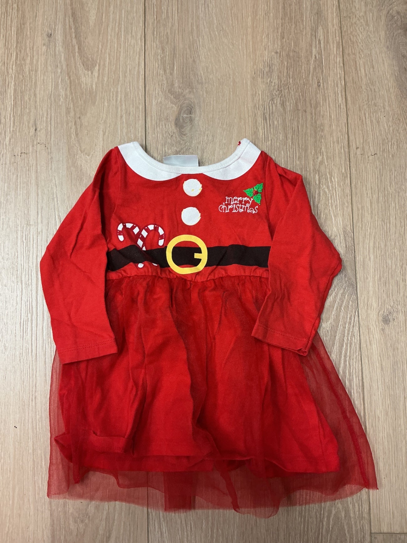 Optima Dress 12M Red Mrs Claus