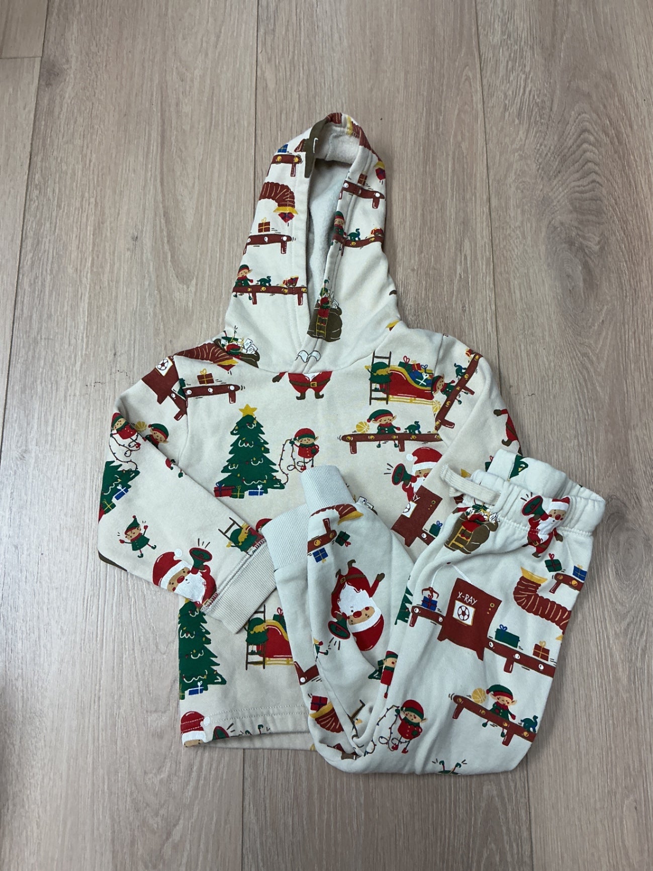 H&M sweats set 1-2Y Beige workshop