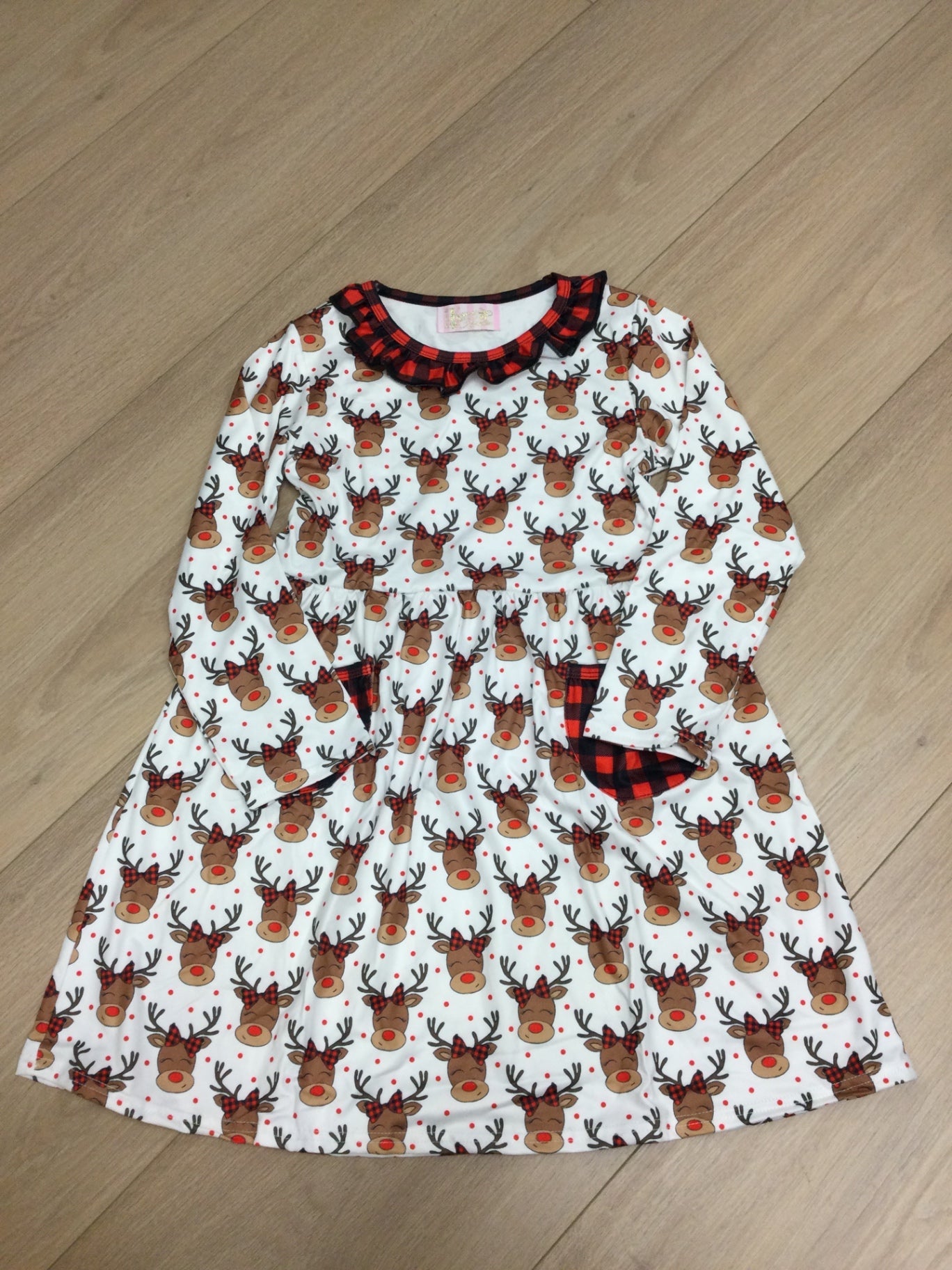 Kryssi Kouture Dress 8-9Y Reindeer