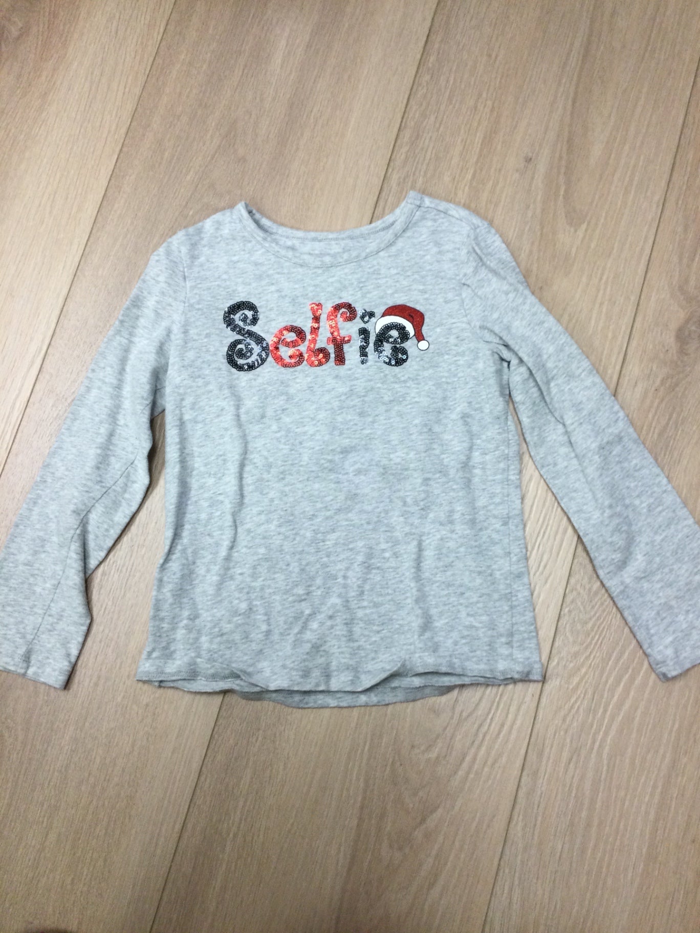 George long sleeve 6Y Gray “selfie”