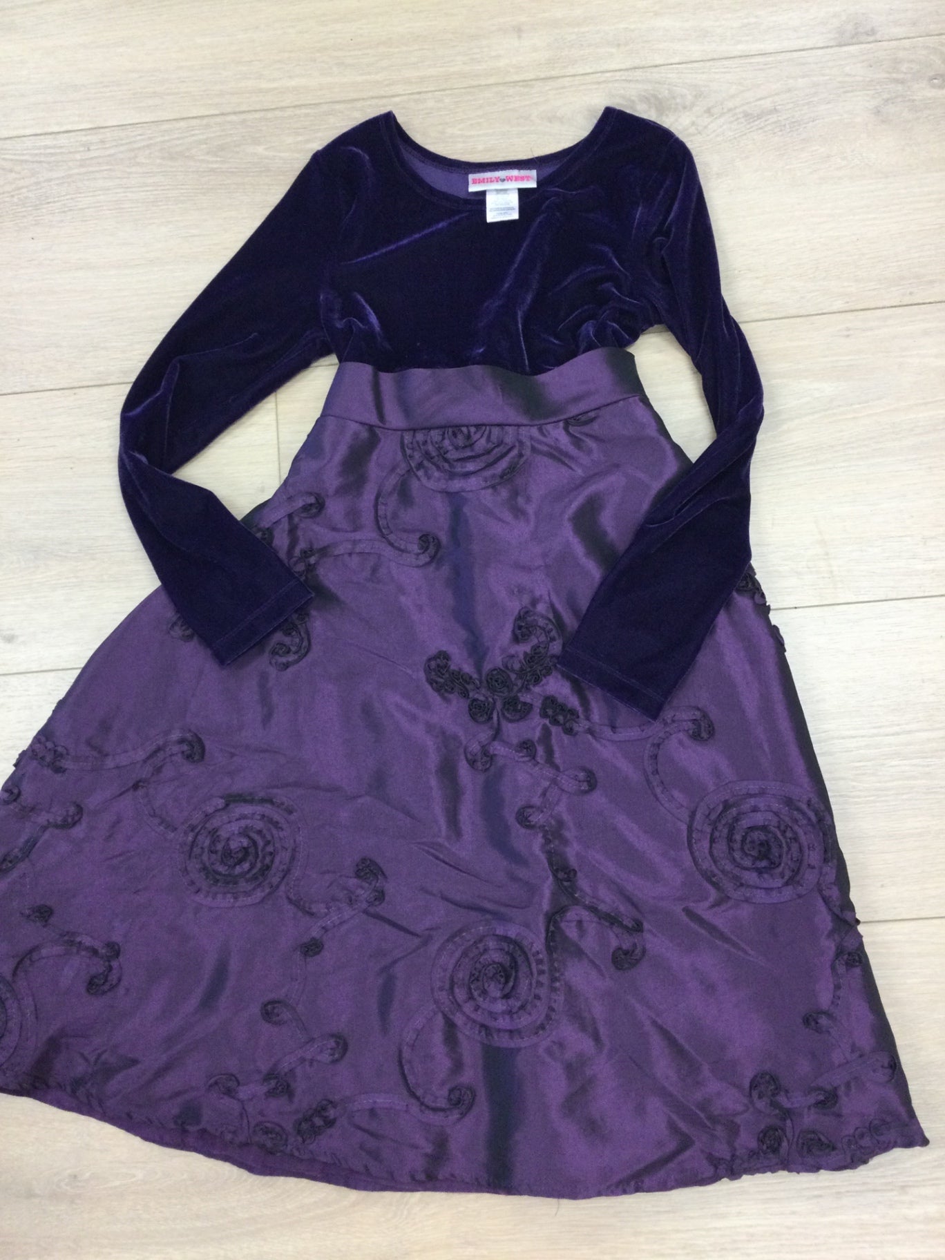 Emily West Dress 10Y Purple