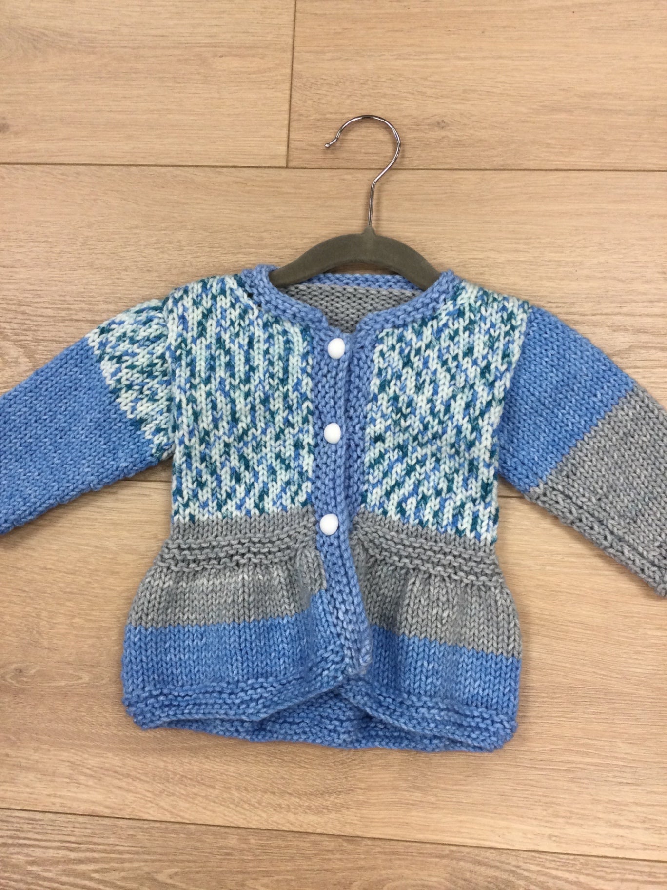 Unknown Sweater 3T Blue and Gray
